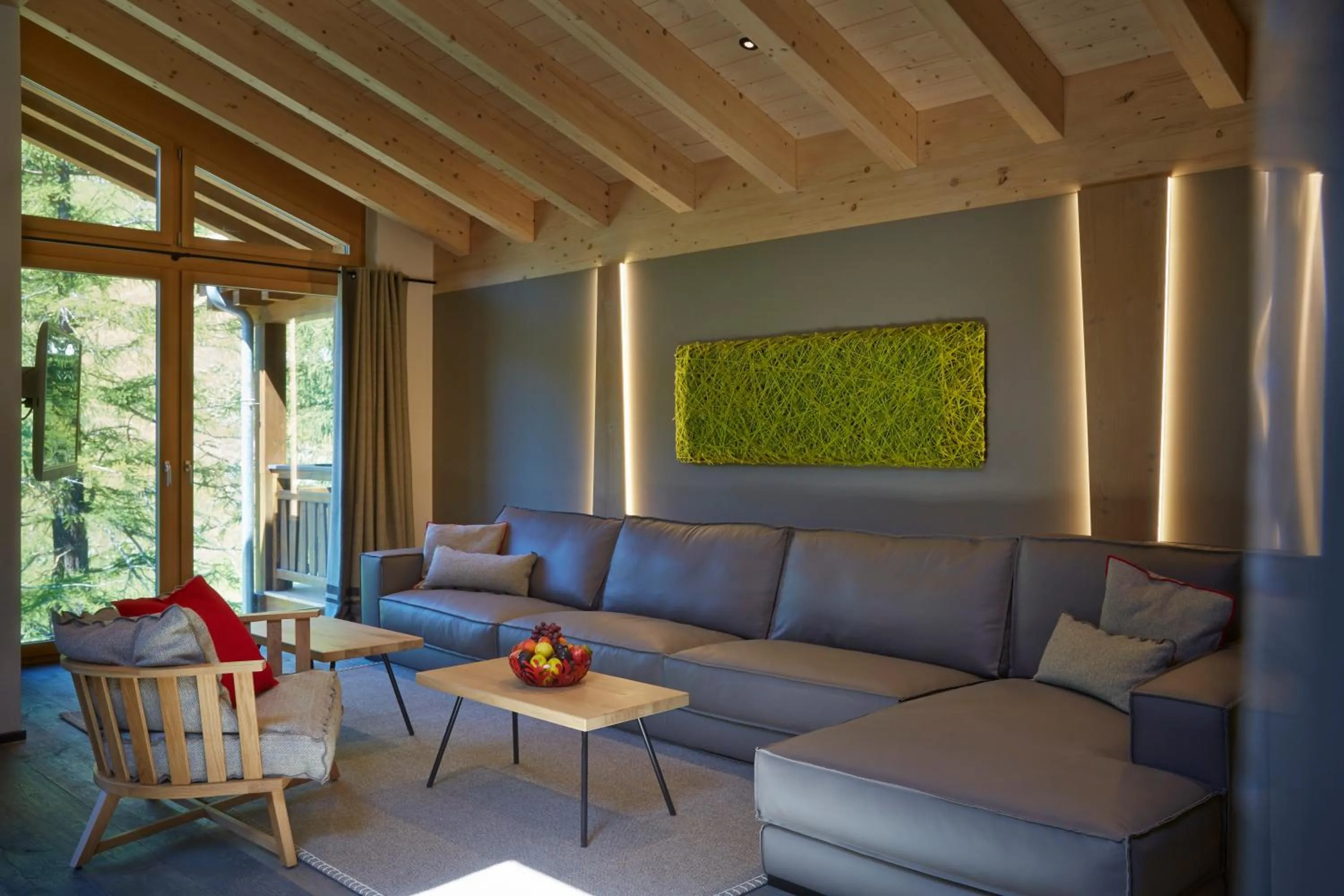 TV and multimedia in La Vue Luxury Living Apartments