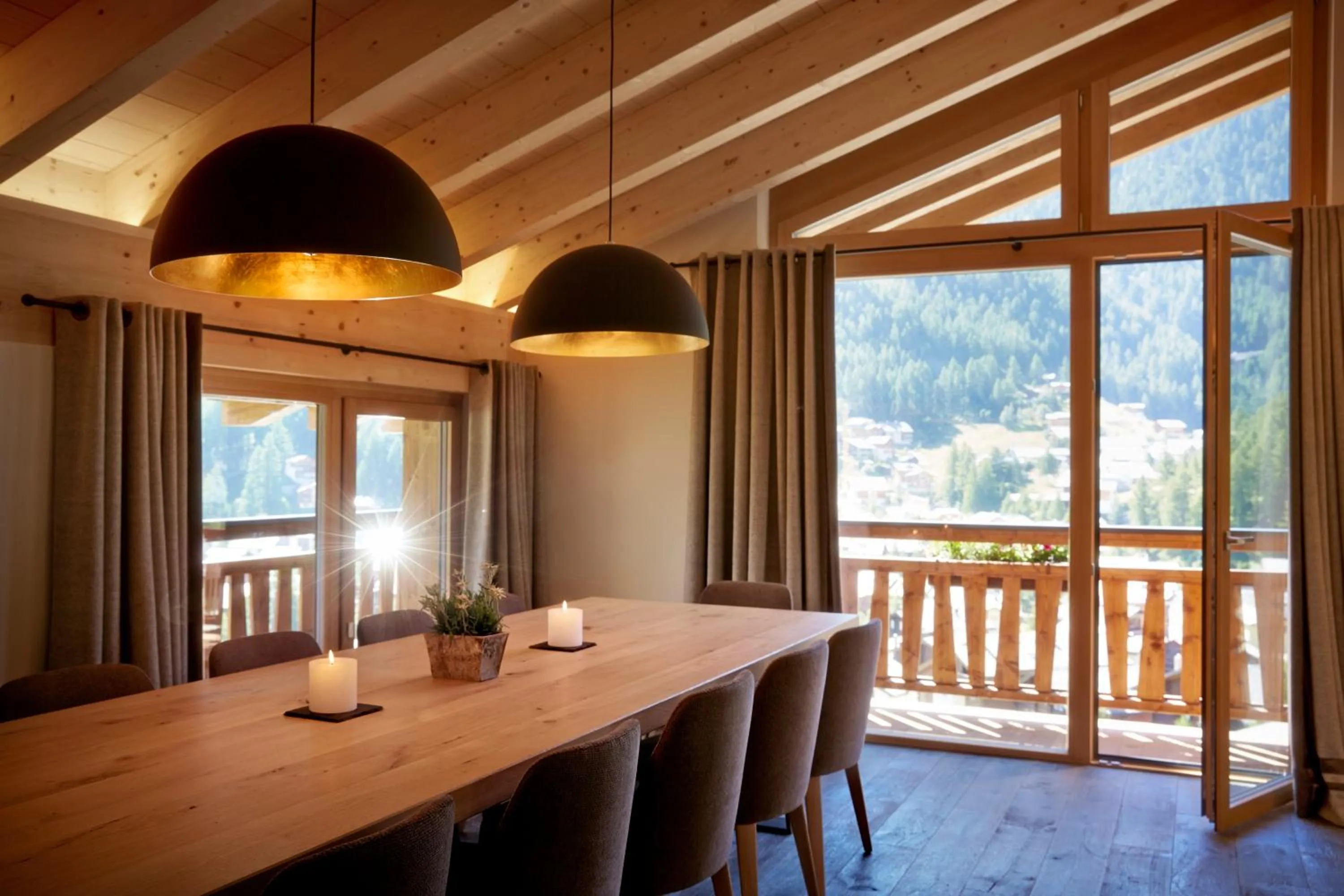 Living room in La Vue Luxury Living Apartments