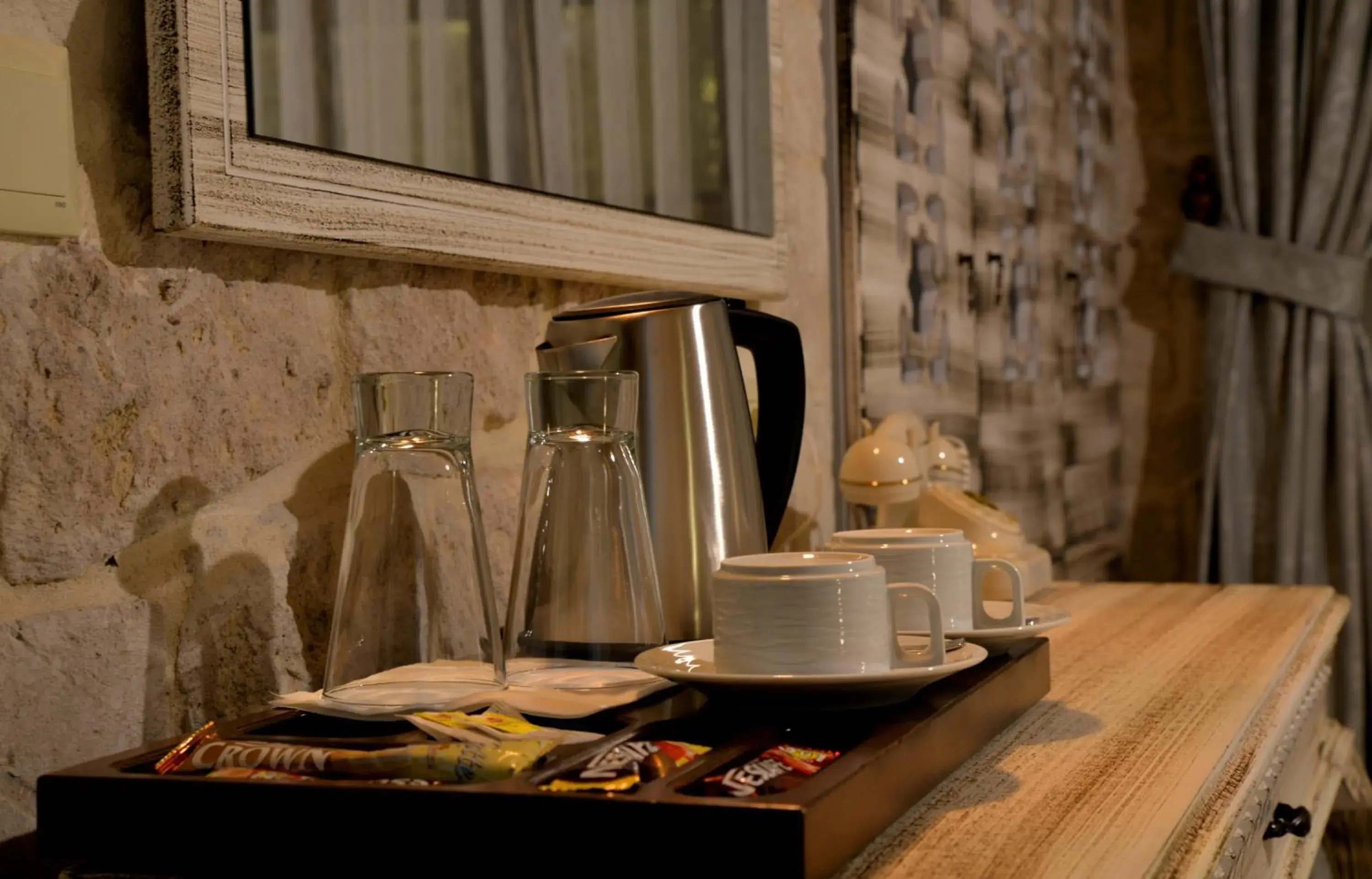 Deluxe Double Room (2 Adults + 1 Child) in ELEVRES STONE HOUSE HOTEL Deluxe Double Room (2 Adults + 1 Child) in ELEVRES STONE HOUSE HOTEL