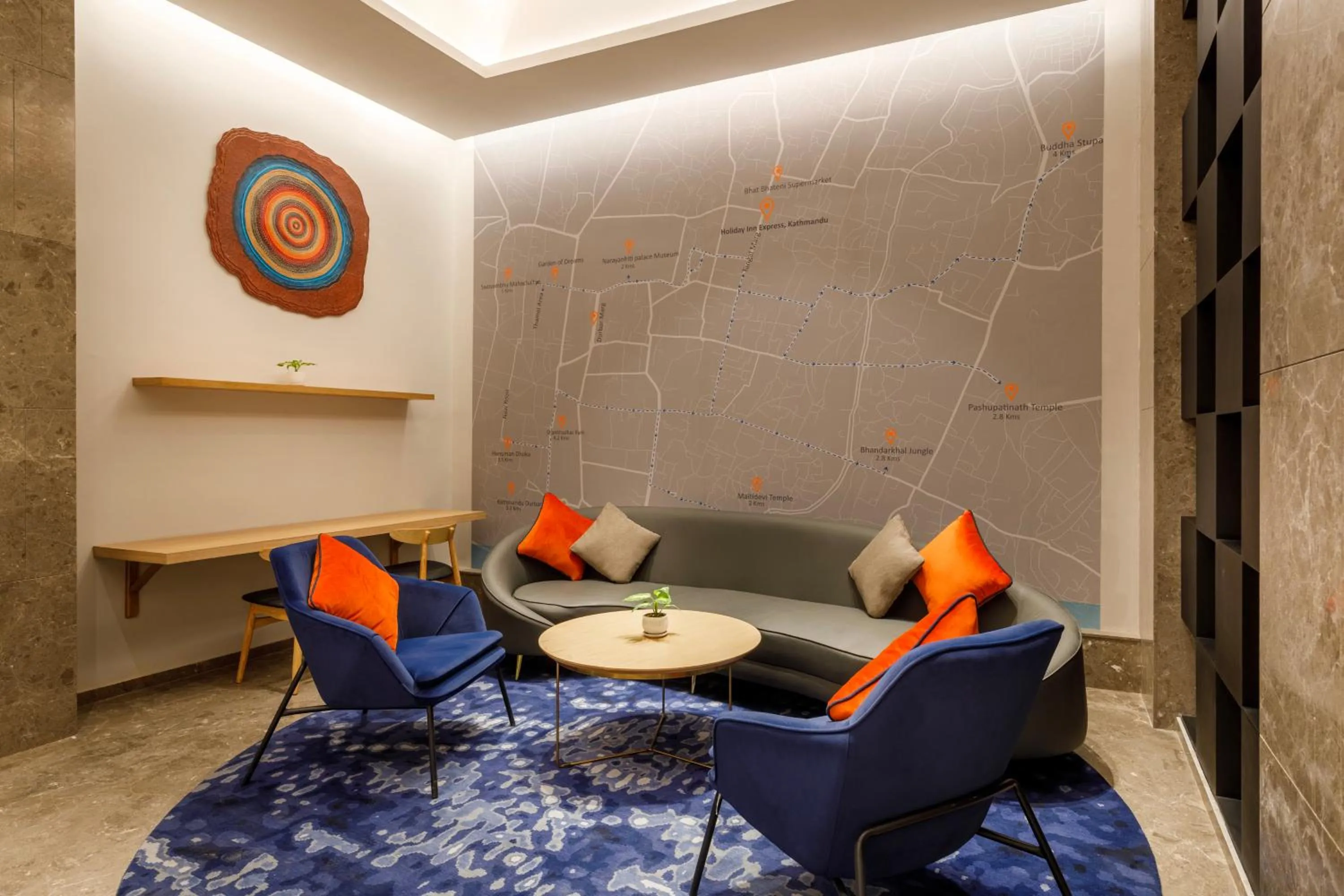 Seating area in Holiday Inn Express Kathmandu Naxal by IHG