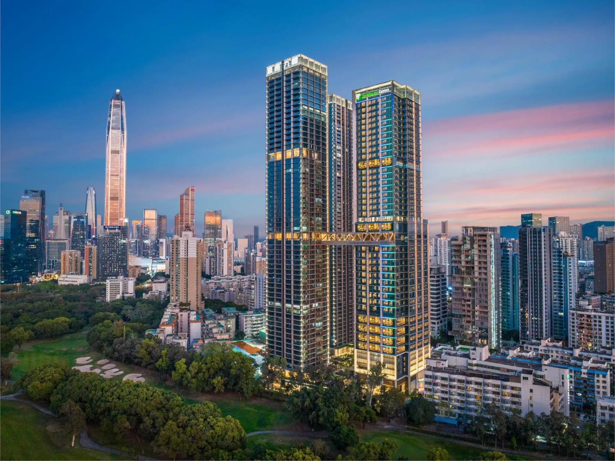 Property building in Holiday Inn Express Shenzhen Futian Center by IHG