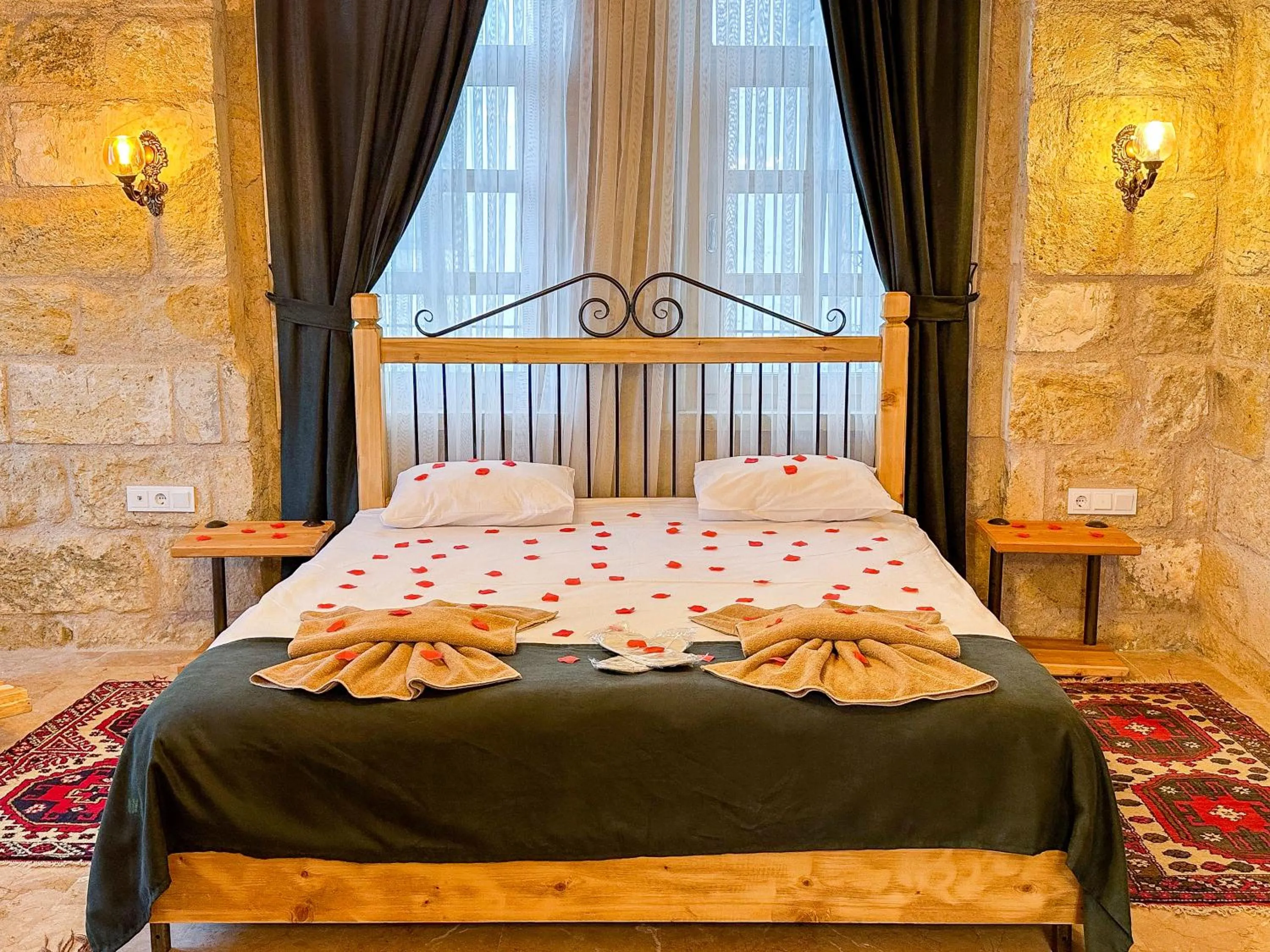 Bed in Tantan Cappadocia House