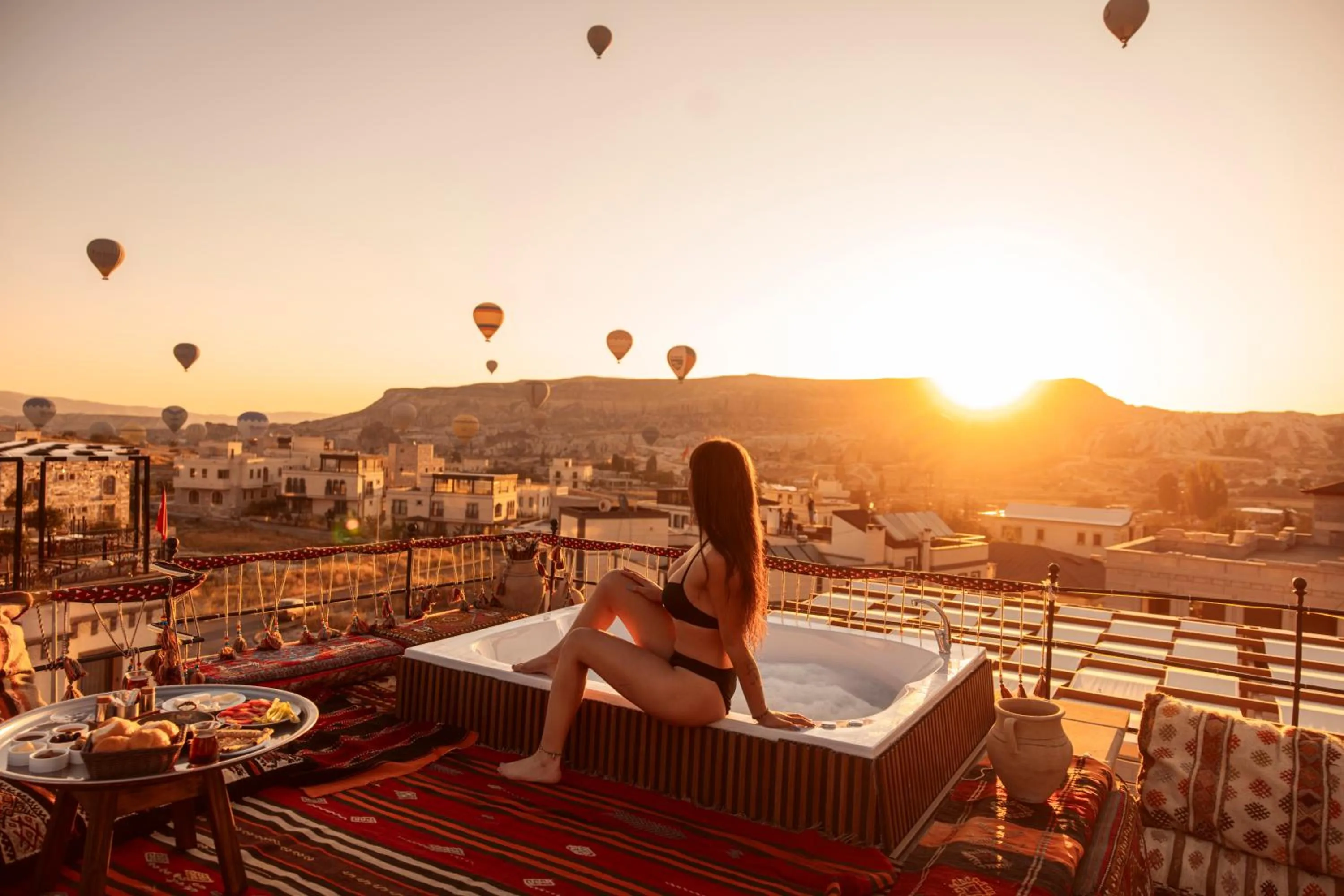 Hot Tub in Tantan Cappadocia House