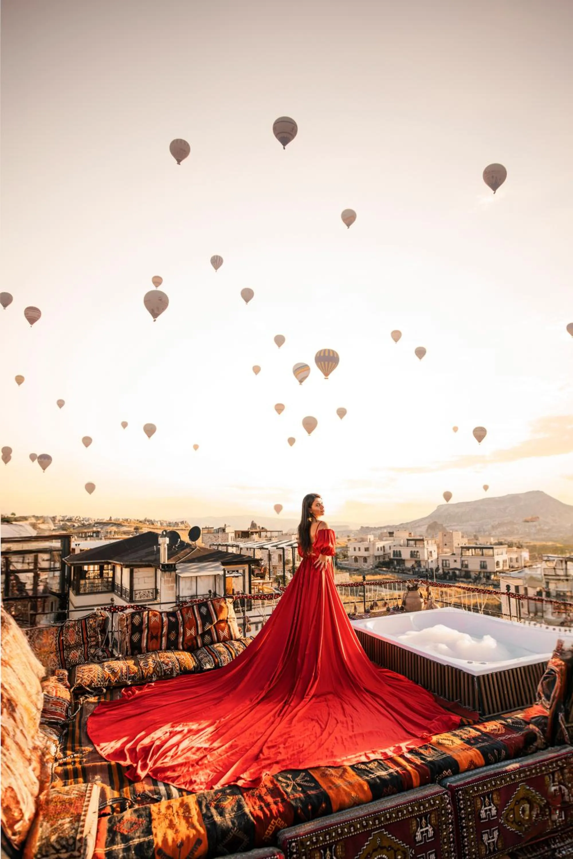 Hot Tub in Tantan Cappadocia House