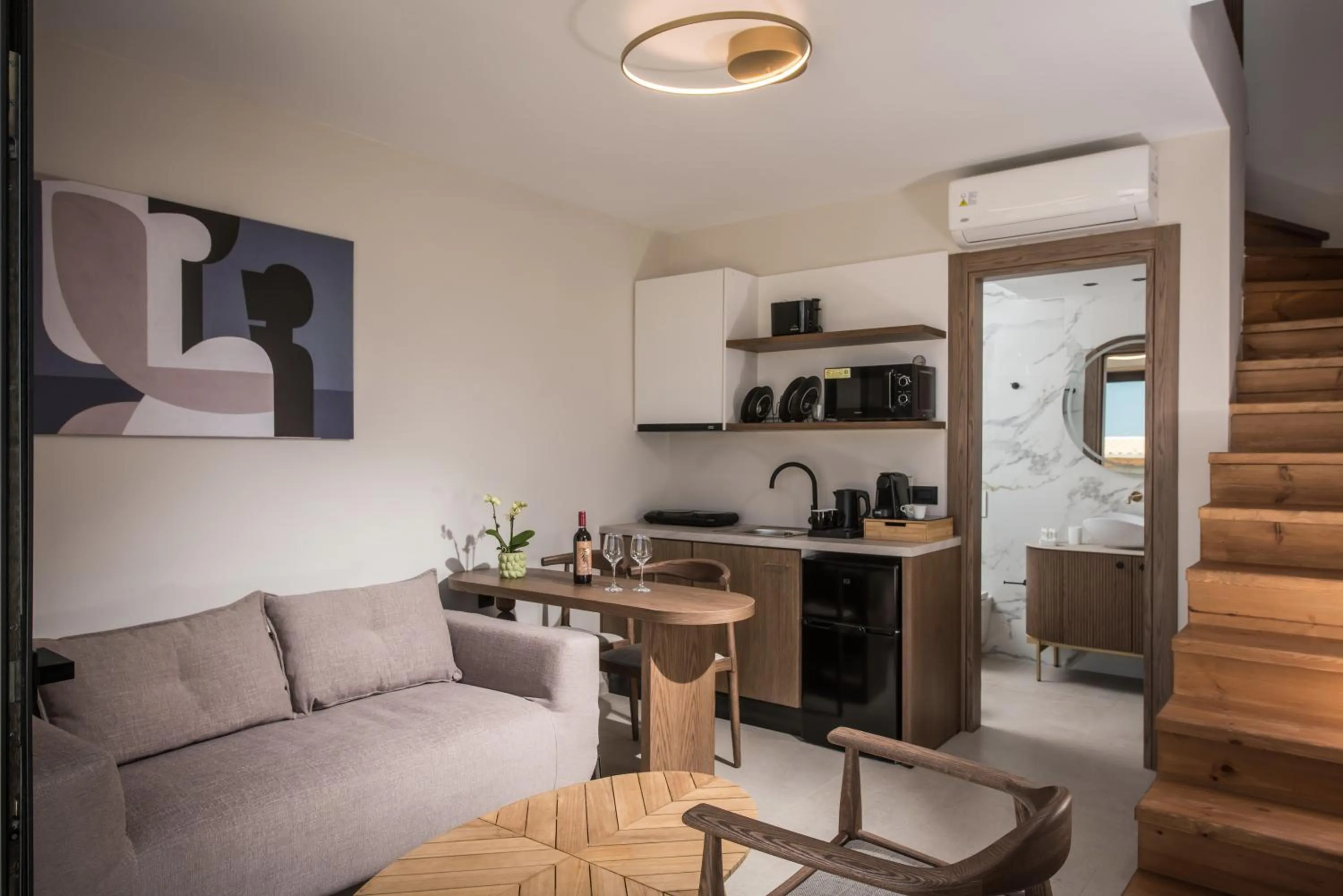 Kitchen or kitchenette in VAYA Suites by Omilos Hotels