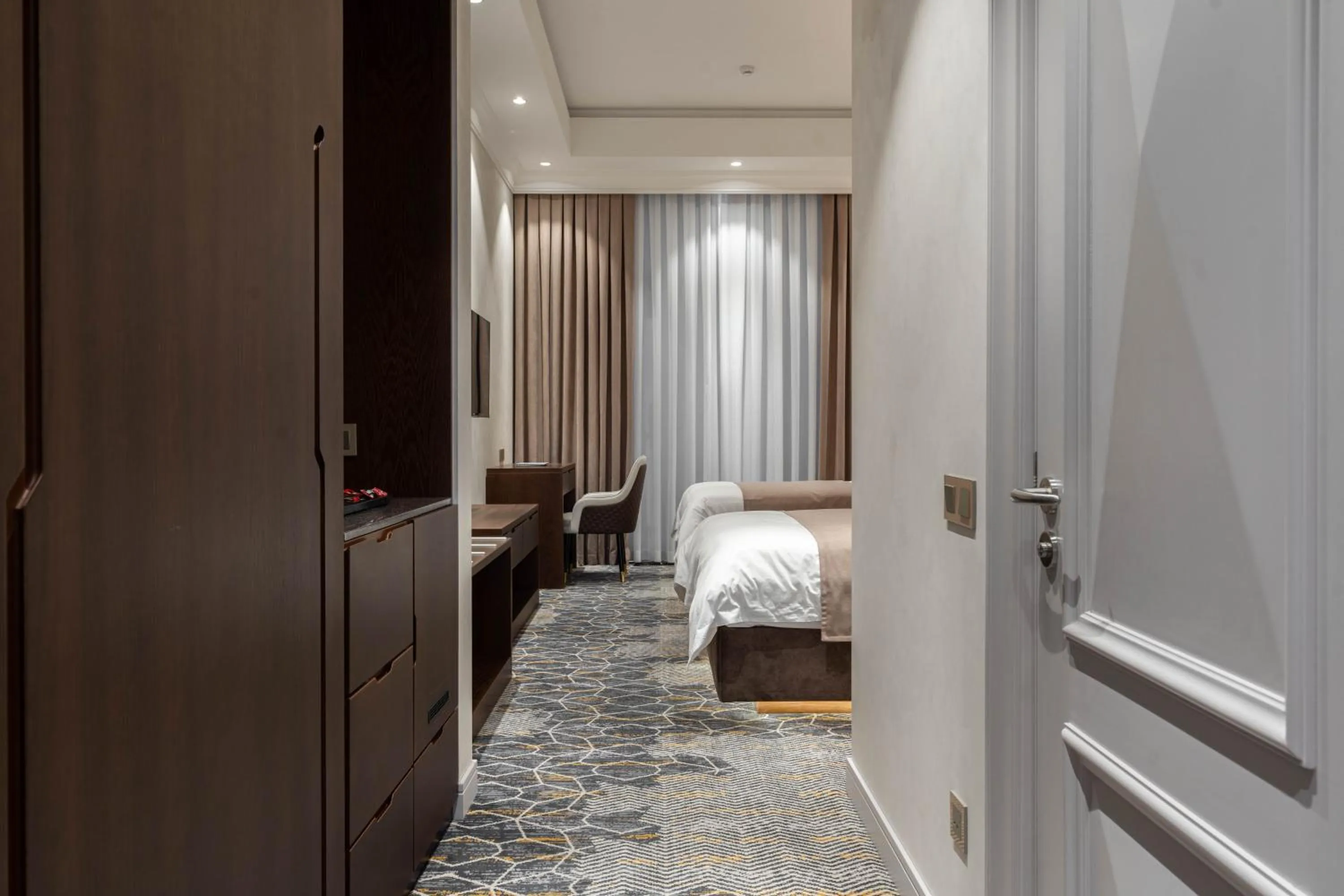 Bed in FRANKFORT Expo Hotel