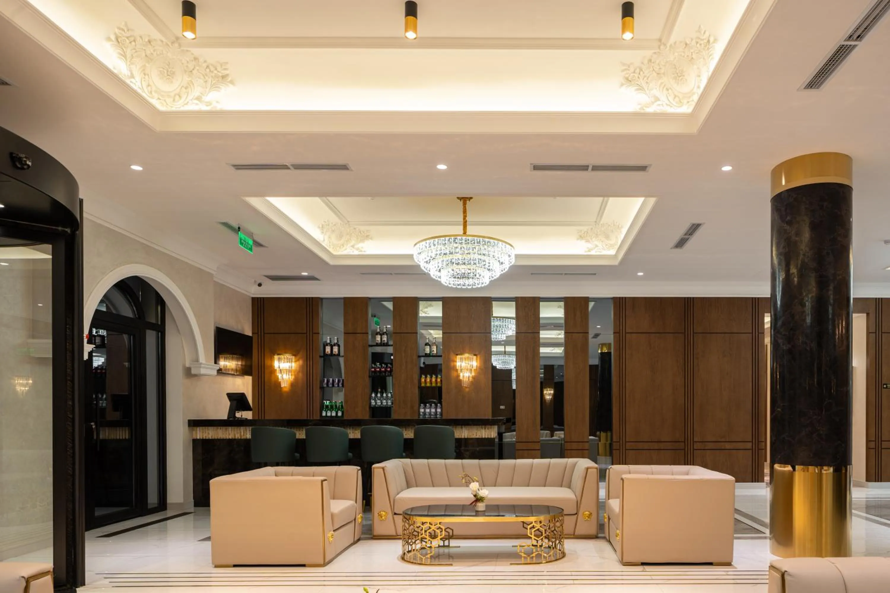 Seating area in FRANKFORT Expo Hotel