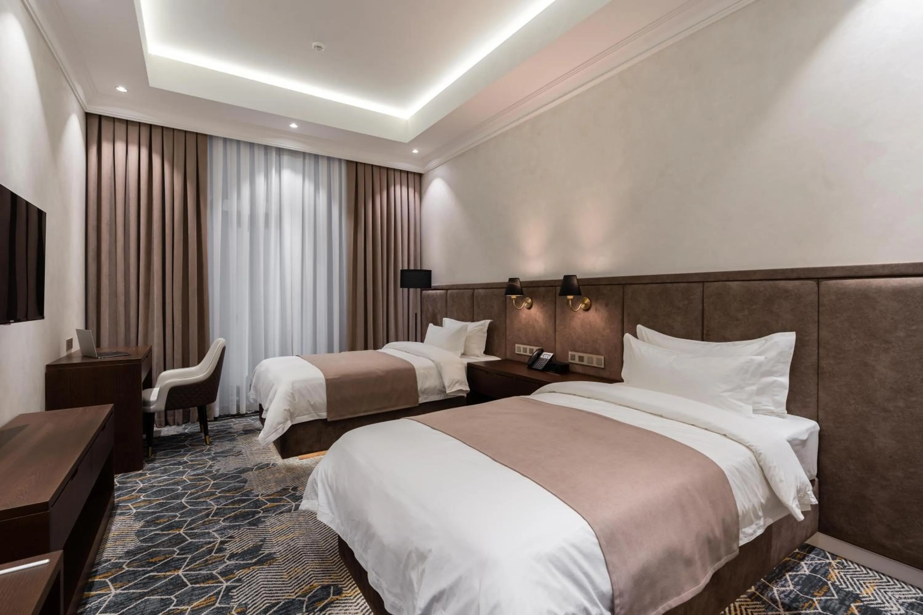 Bed in FRANKFORT Expo Hotel