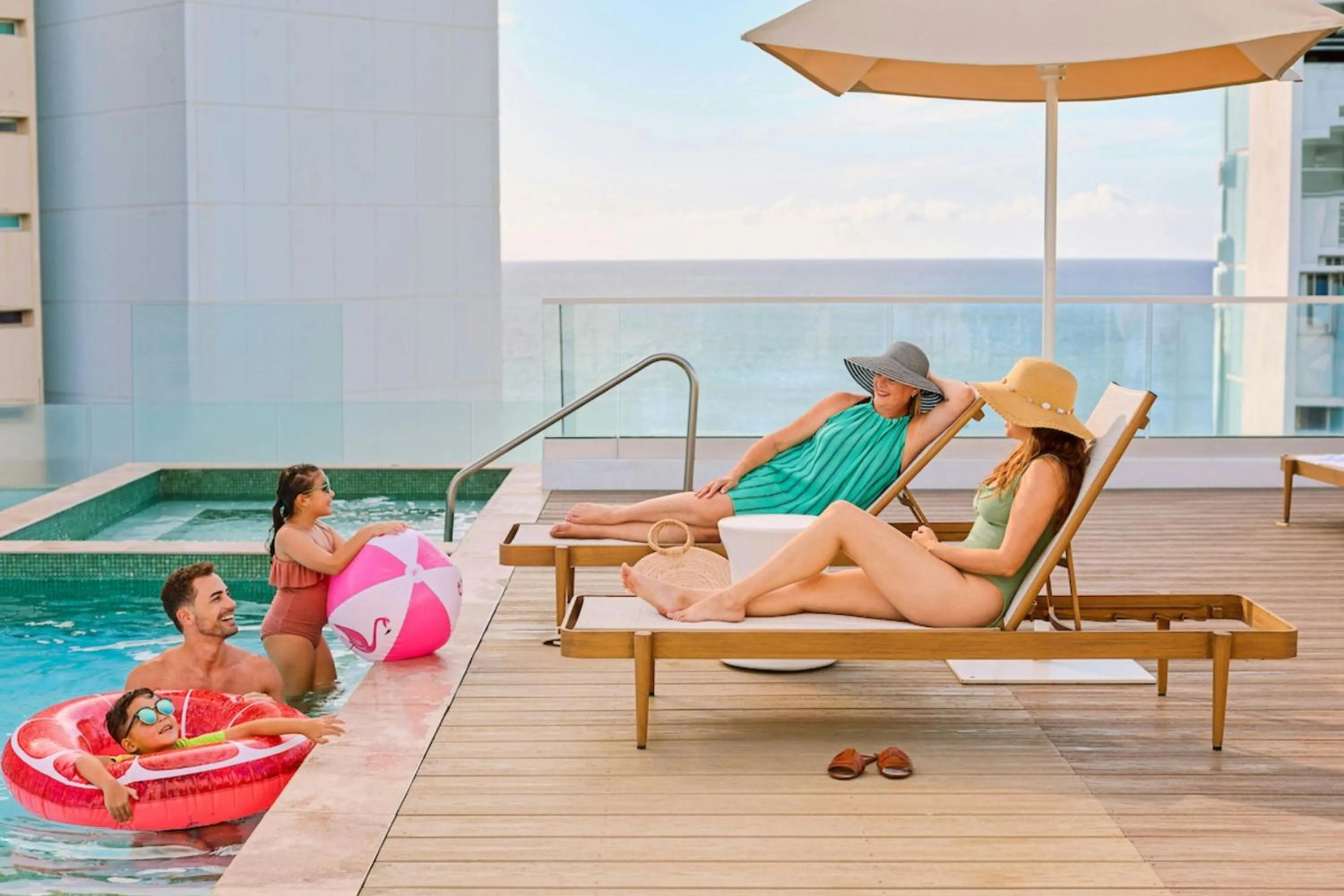 Swimming pool in Casa Costera, Isla Verde Beach, Apartments by Marriott Bonvoy