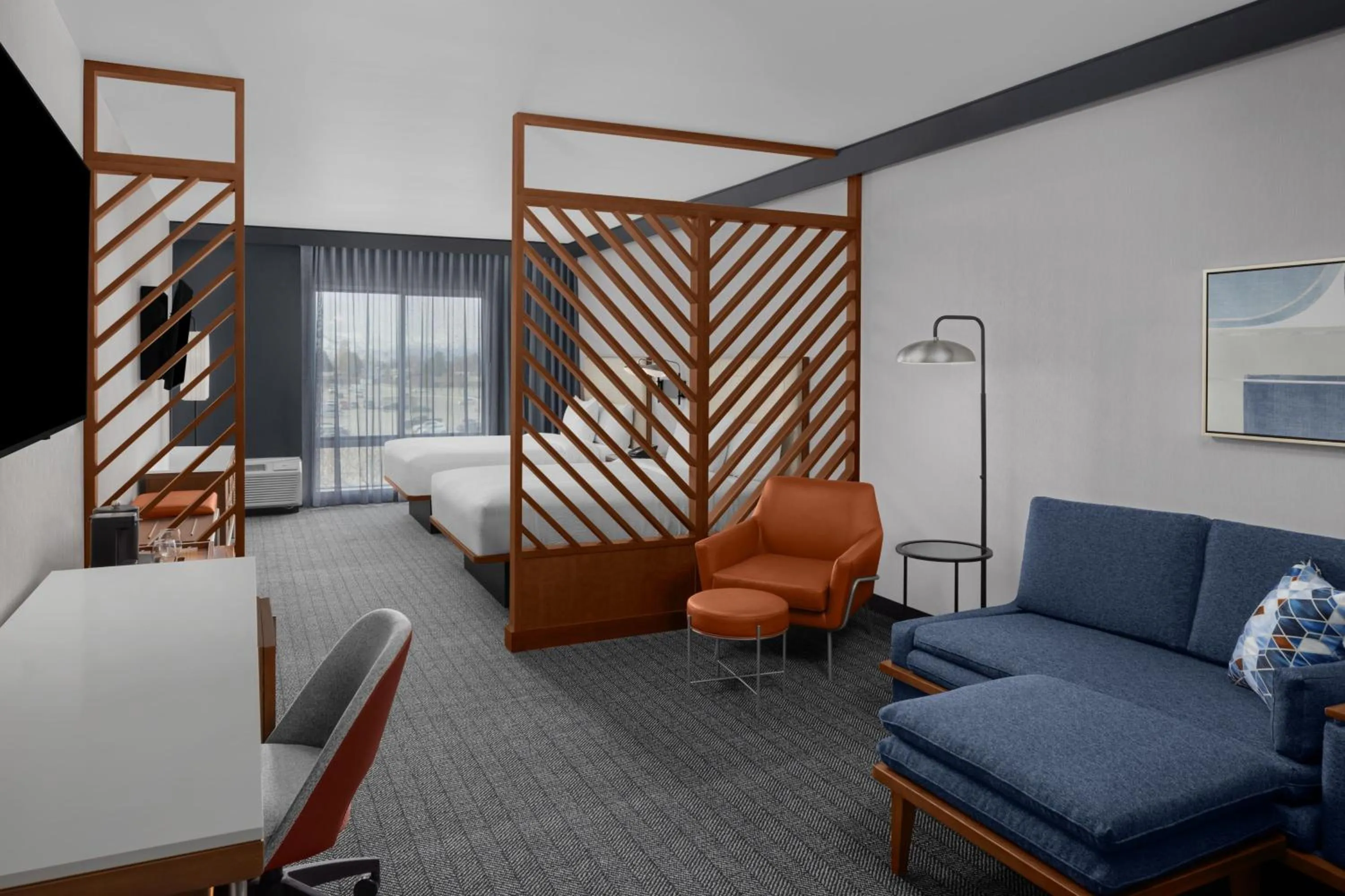 Photo of the whole room, Bed in Courtyard by Marriott Orem University Place