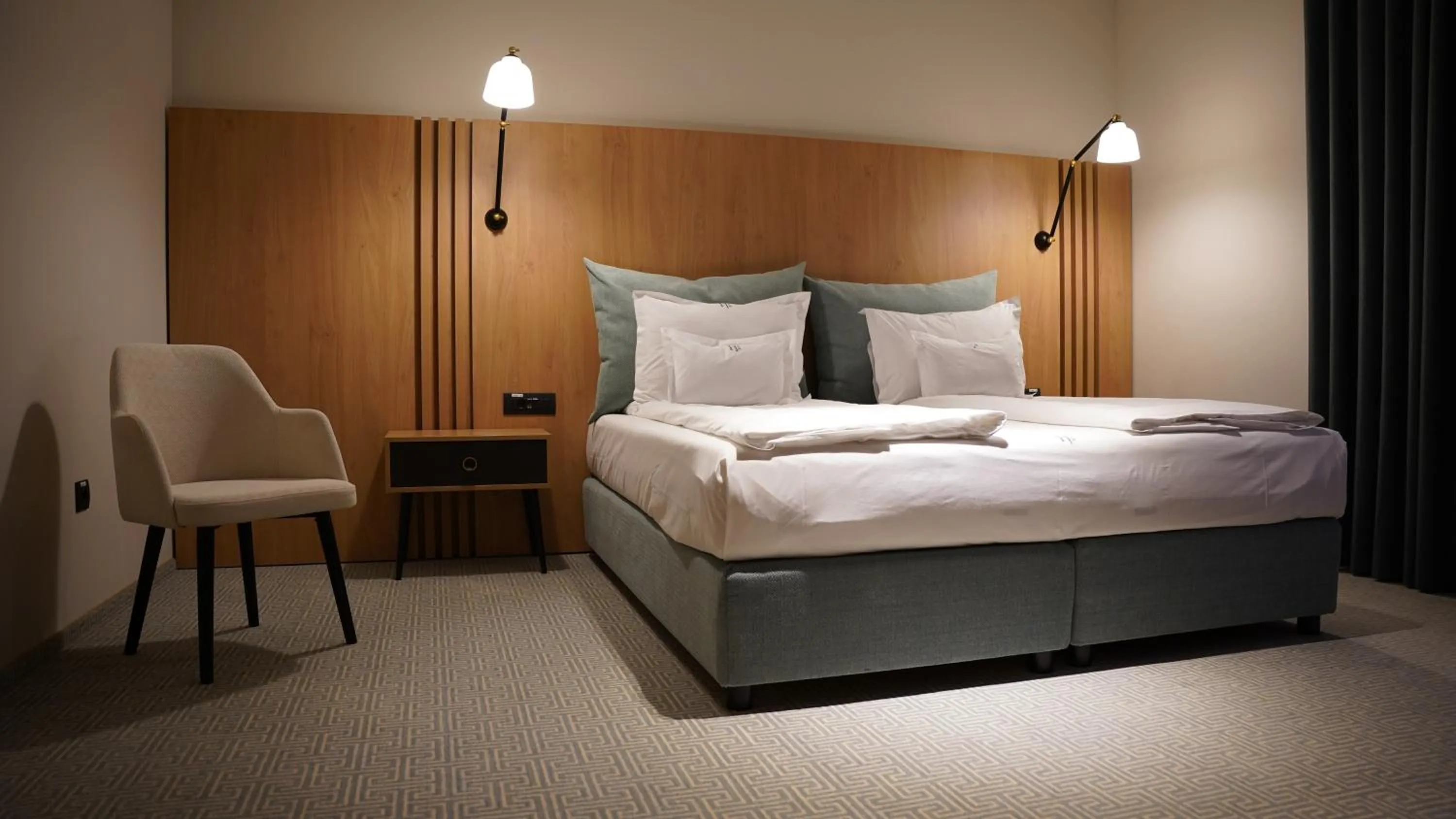 Photo of the whole room, Bed in Hotel Sorin MIHAI