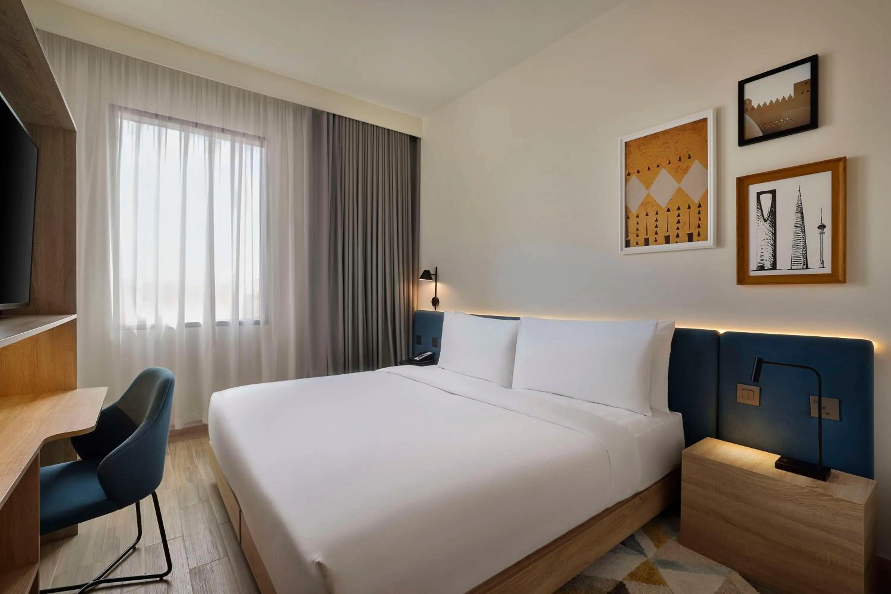 Bed in Hampton by Hilton Sharma NEOM Community 1