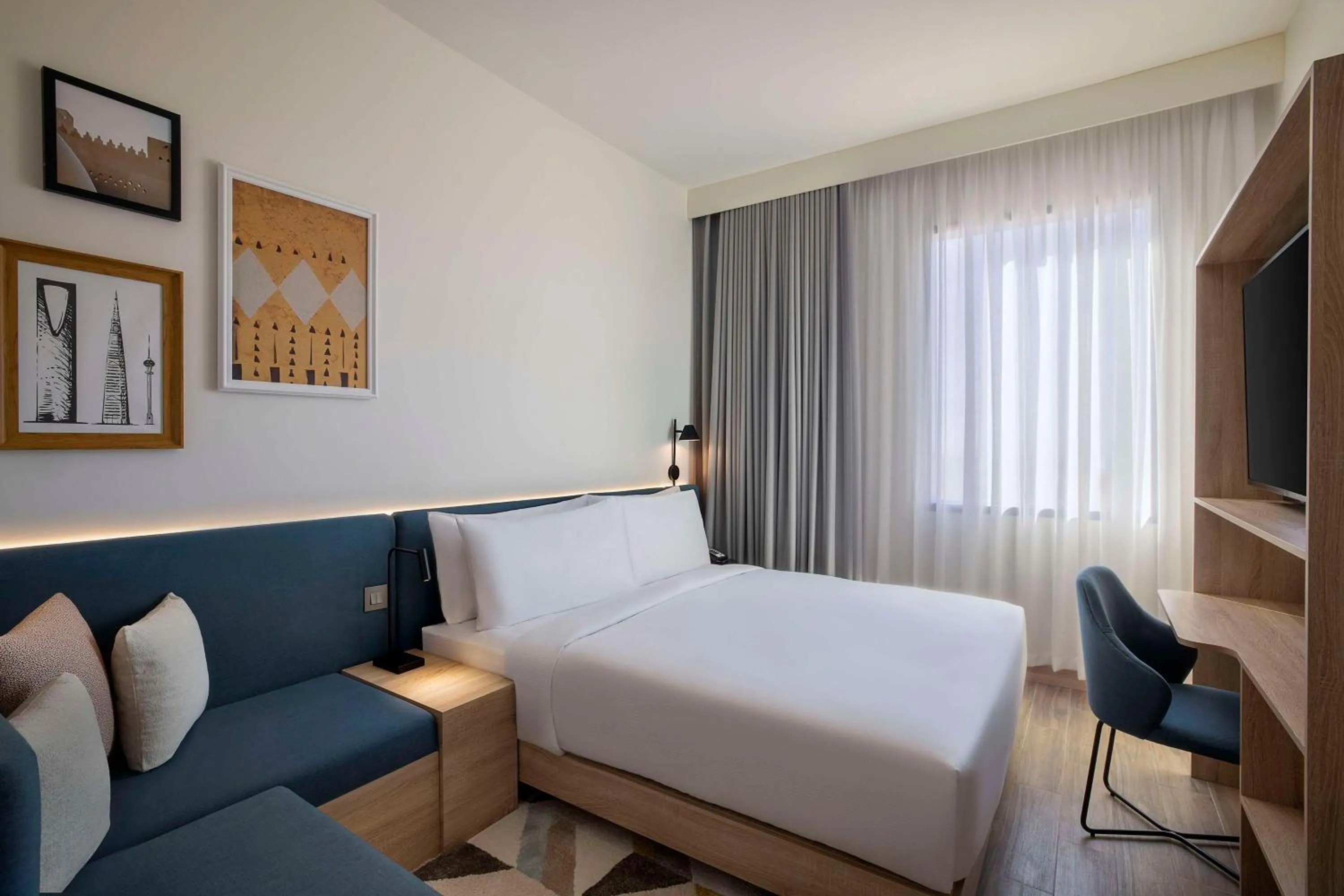 Bed in Hampton by Hilton Sharma NEOM Community 1