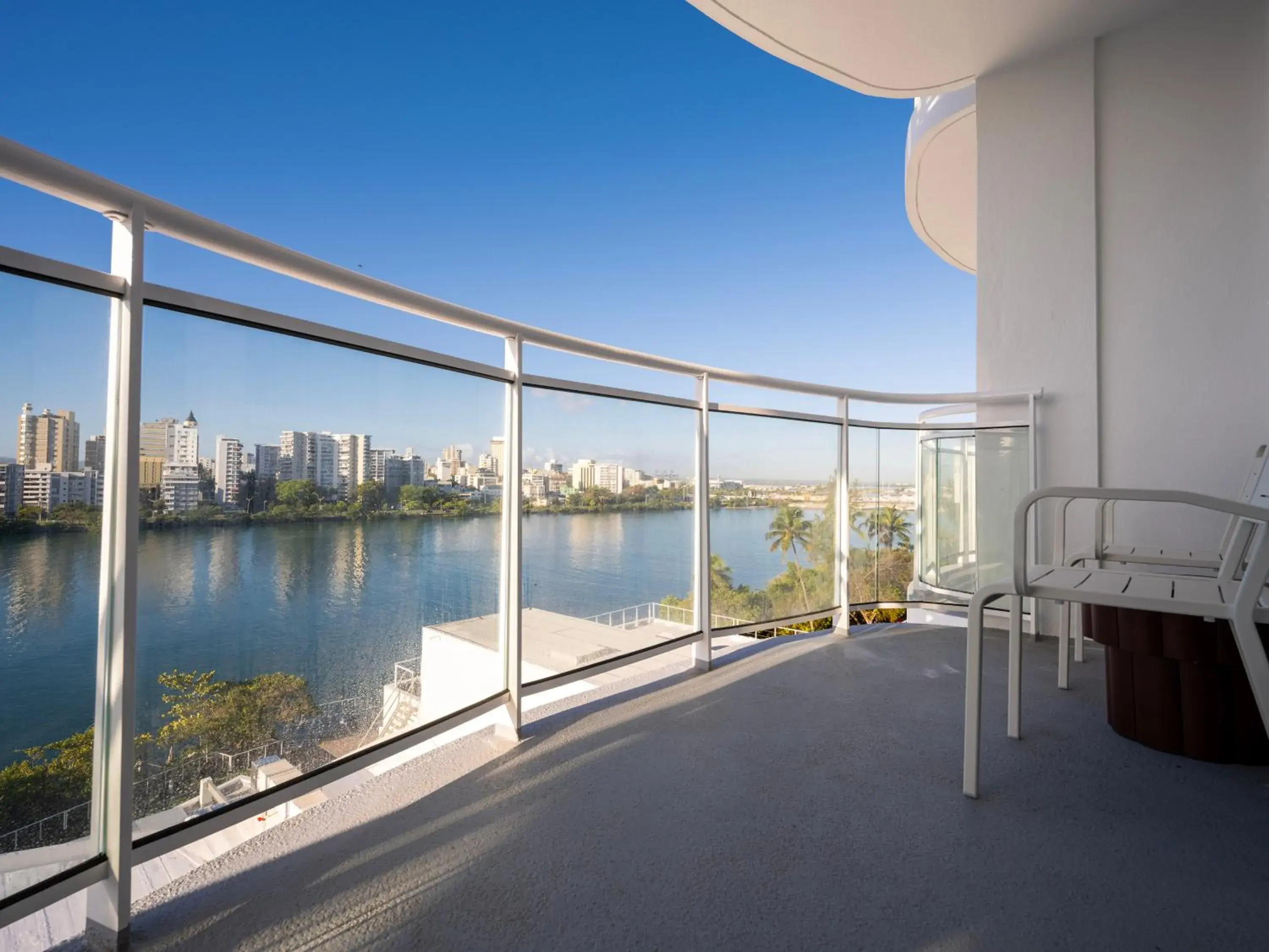 Junior King Suite with Balcony and Bay View in Hilton Garden Inn San Juan Condado Junior King Suite with Balcony and Bay View in Hilton Garden Inn San Juan Condado