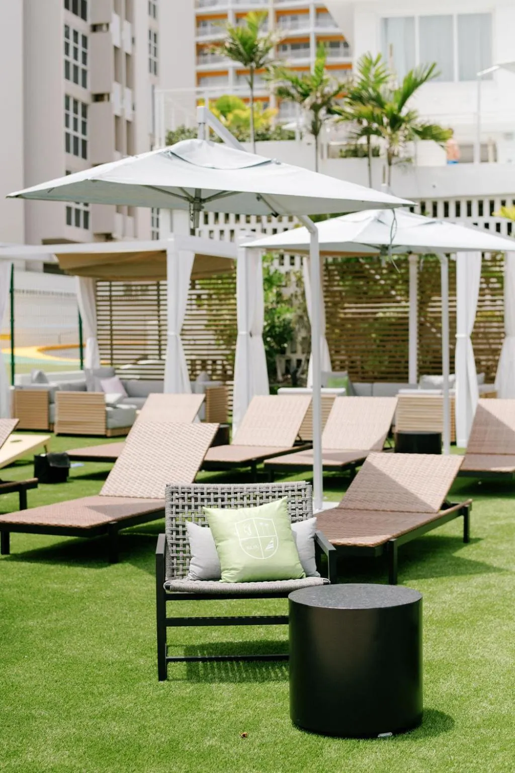 Patio in Hilton Garden Inn San Juan Condado