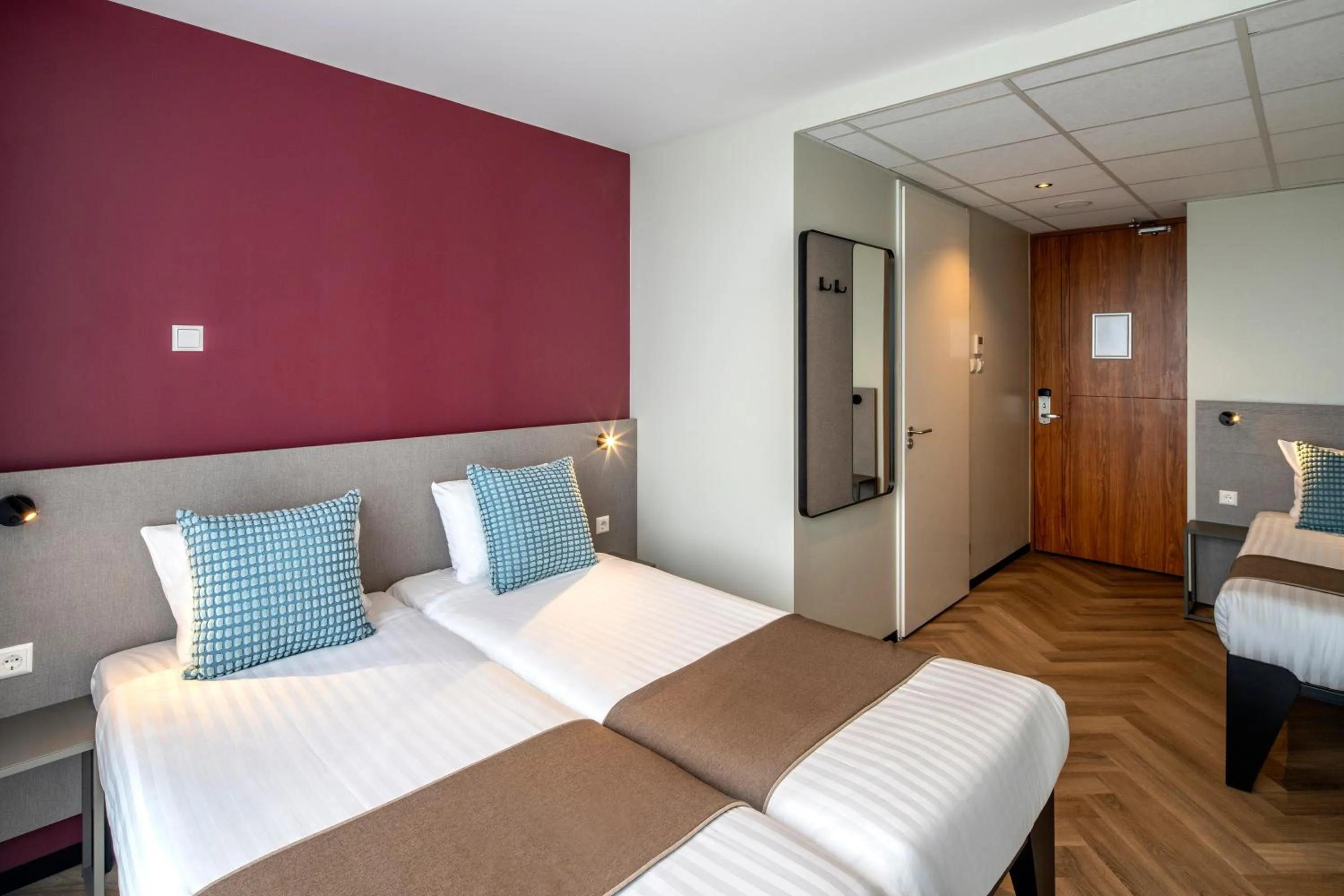 Bed in Hotel Fogo Amsterdam