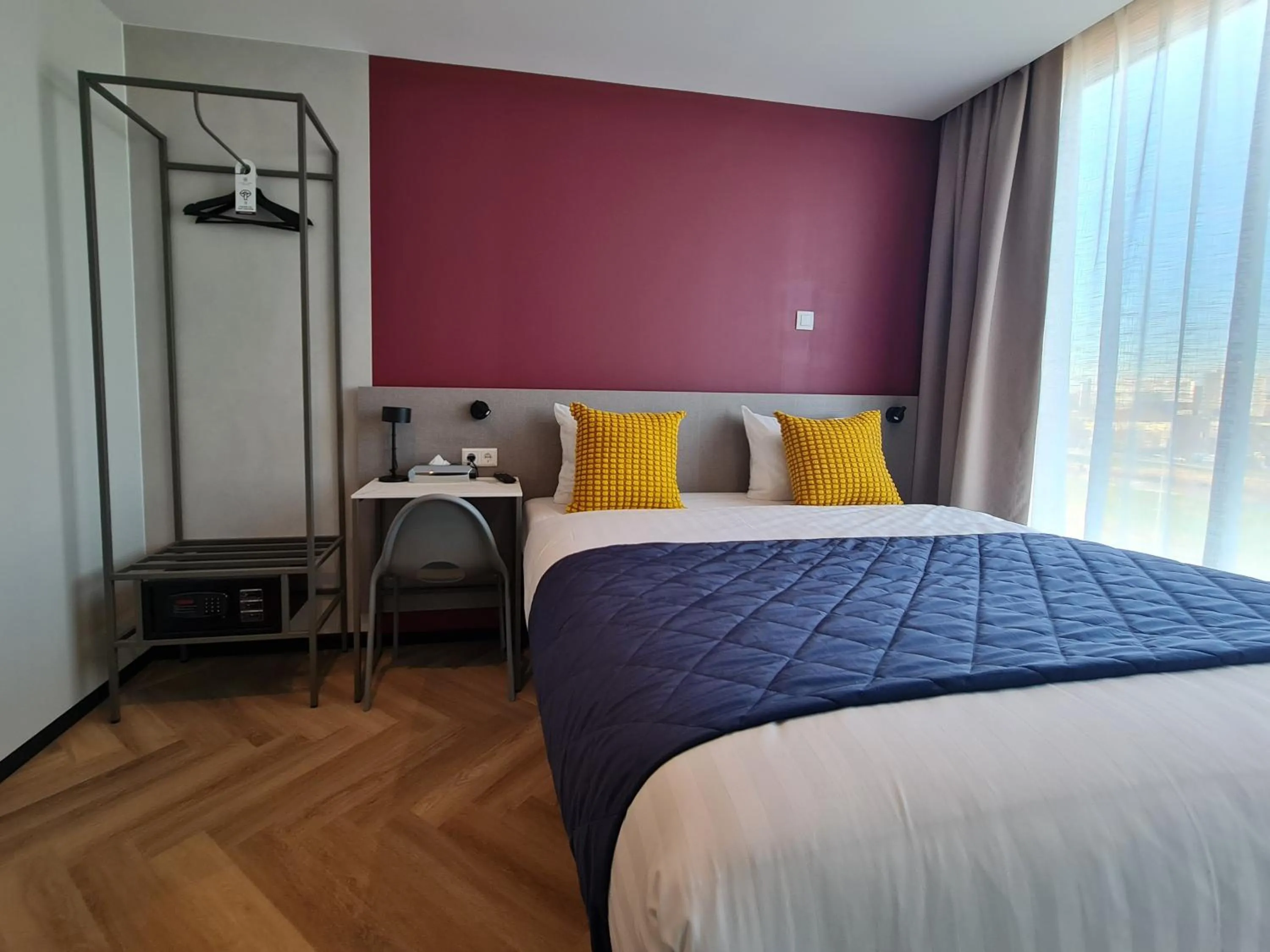 Bed in Hotel Fogo Amsterdam