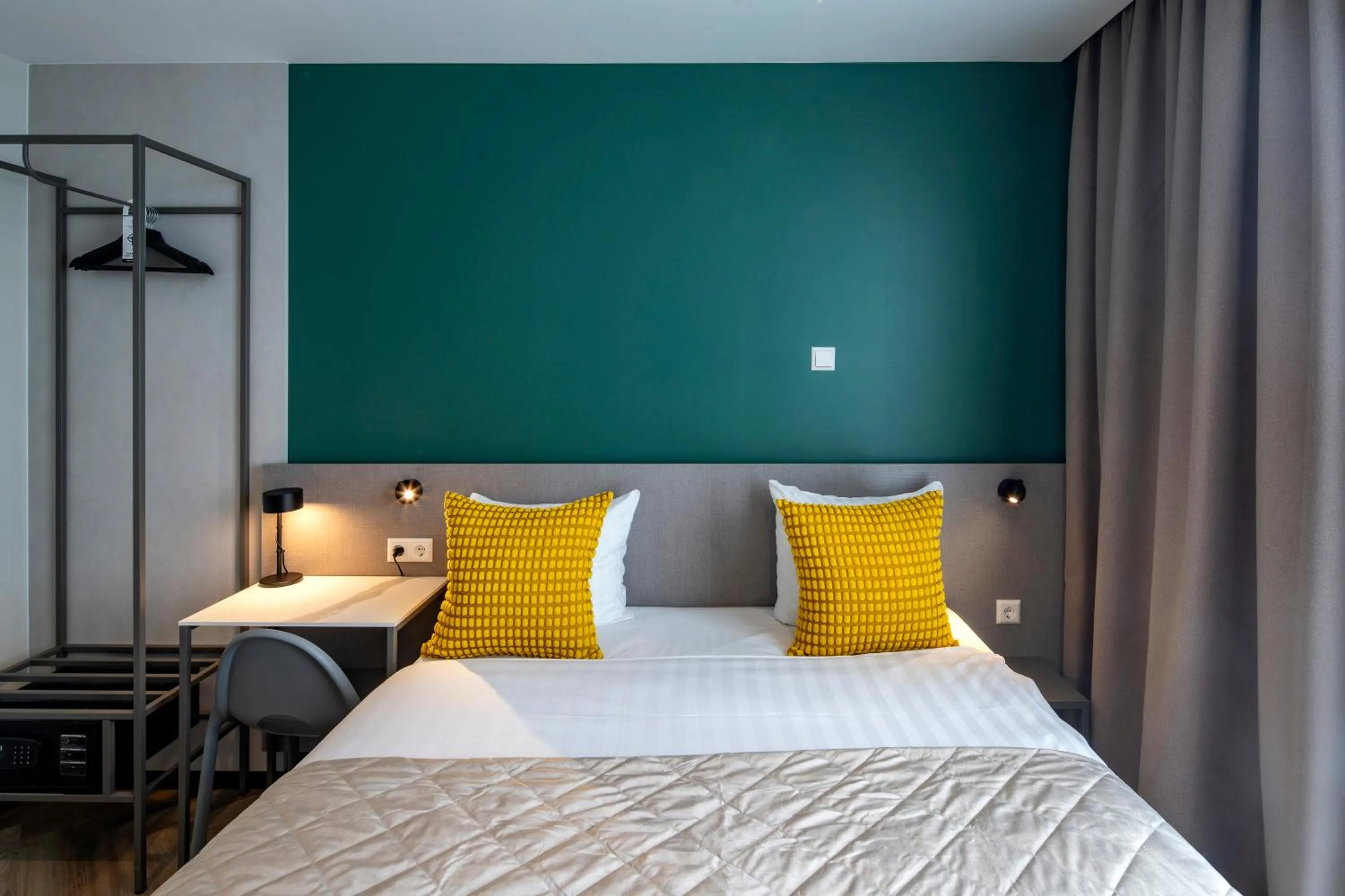 Bed in Hotel Fogo Amsterdam