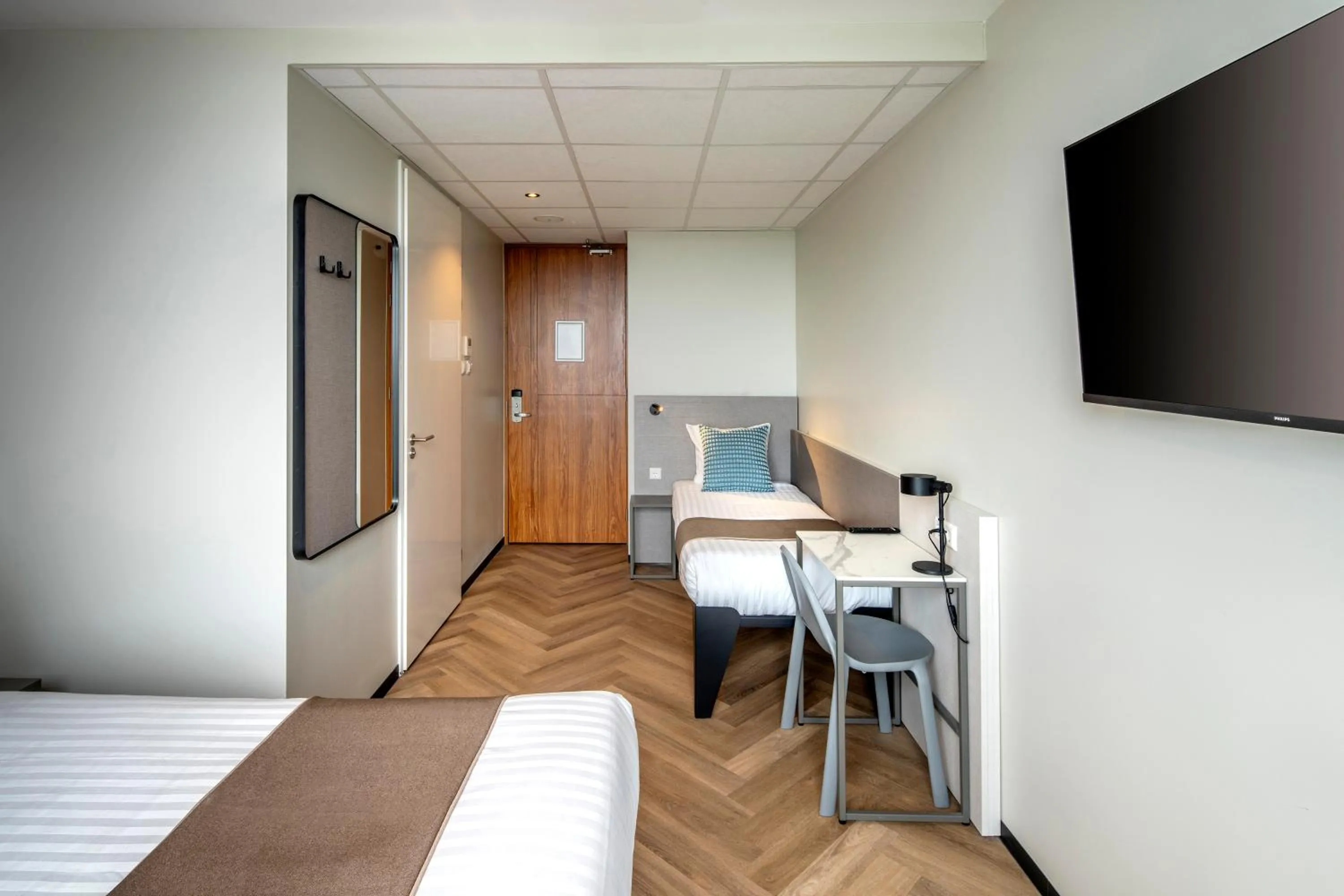 Bed in Hotel Fogo Amsterdam