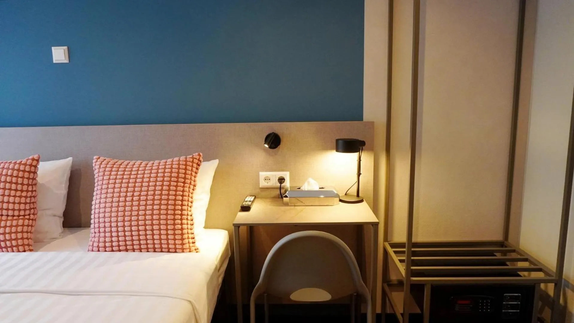 Bed in Hotel Fogo Amsterdam