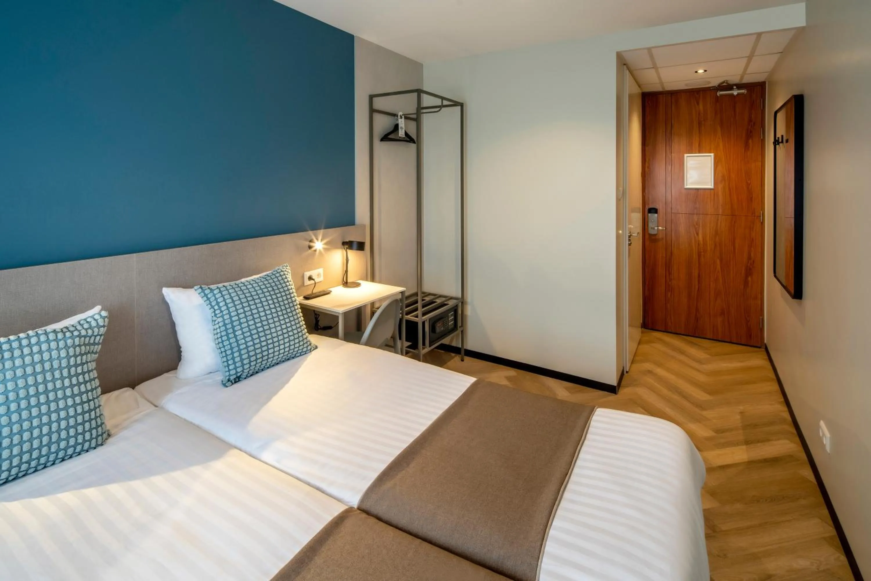 Bed in Hotel Fogo Amsterdam