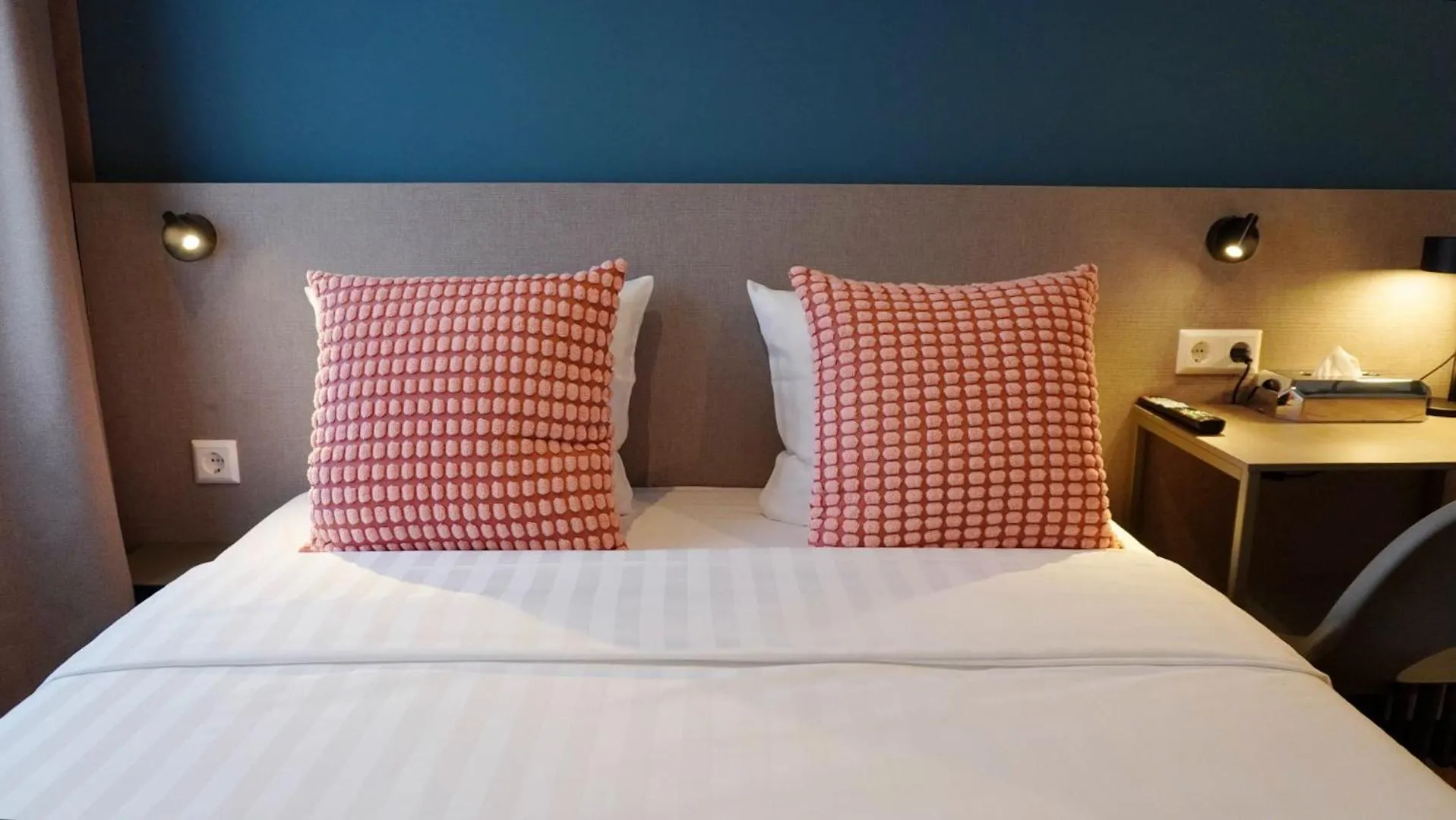 Bed in Hotel Fogo Amsterdam