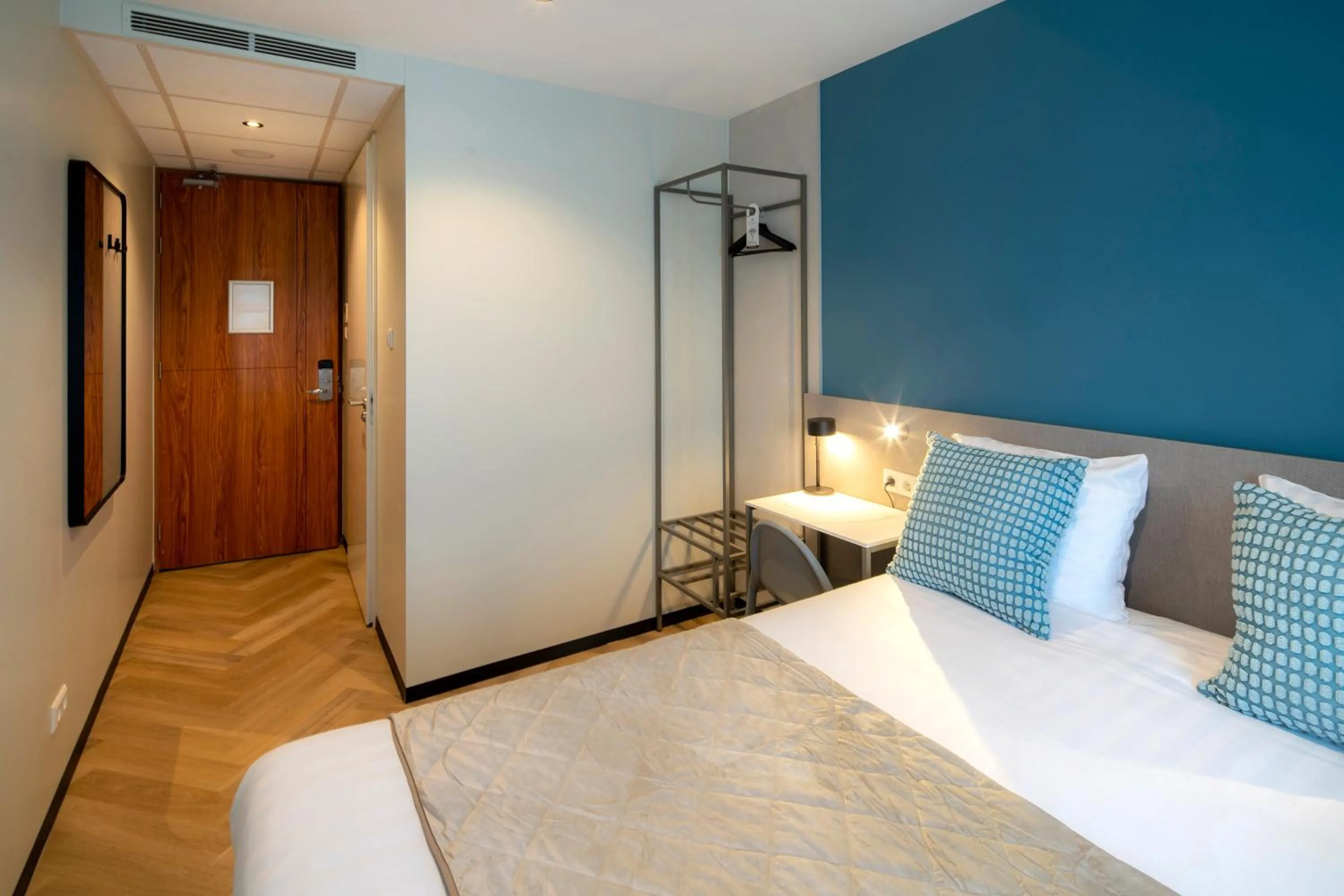 Bed in Hotel Fogo Amsterdam