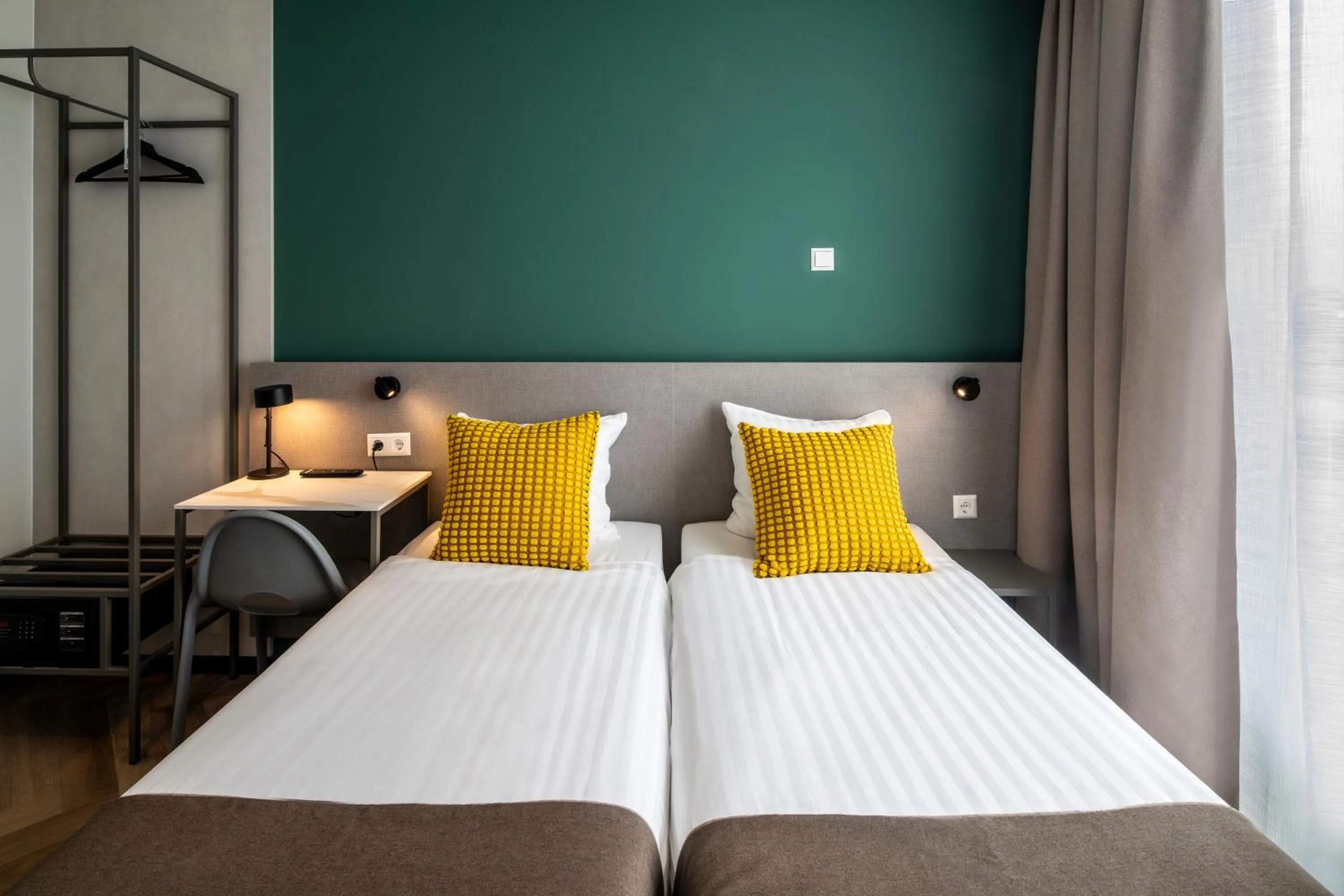 Bed in Hotel Fogo Amsterdam