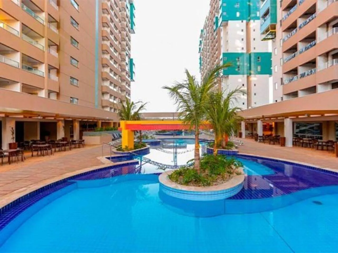 Swimming pool in Olimpia Park resort