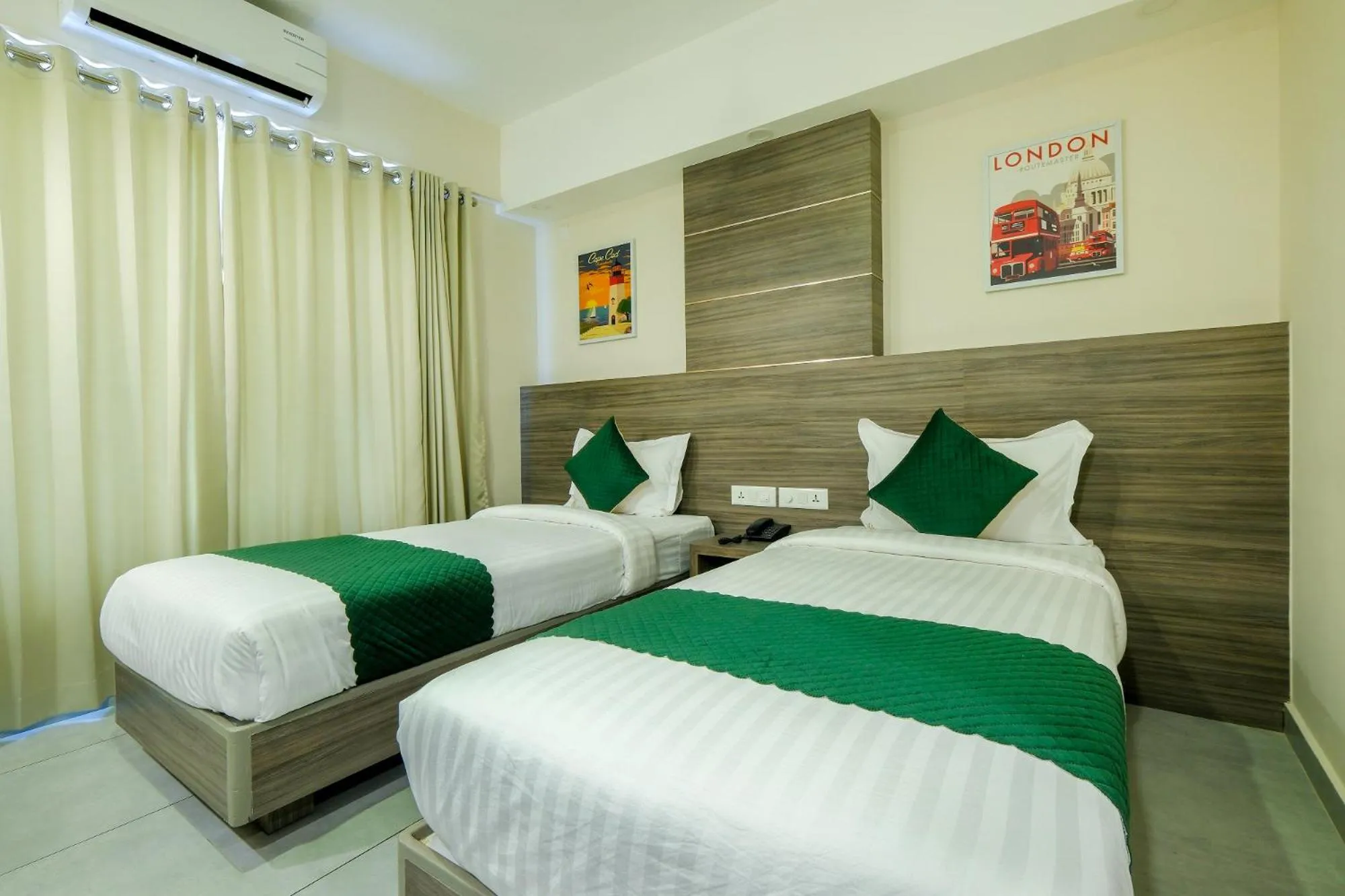 Bed in The Heartland Business Hotel