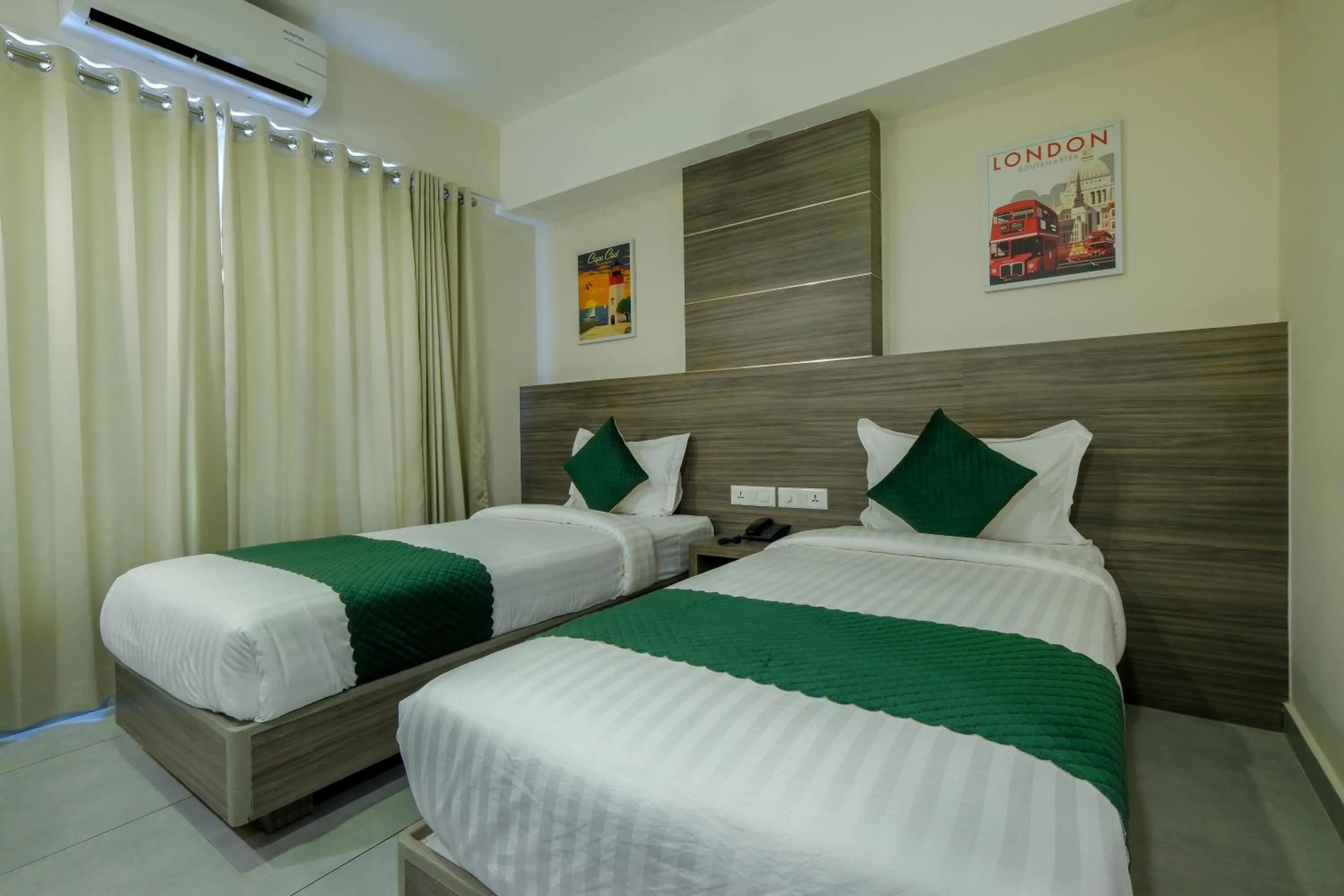 Bed in The Heartland Business Hotel