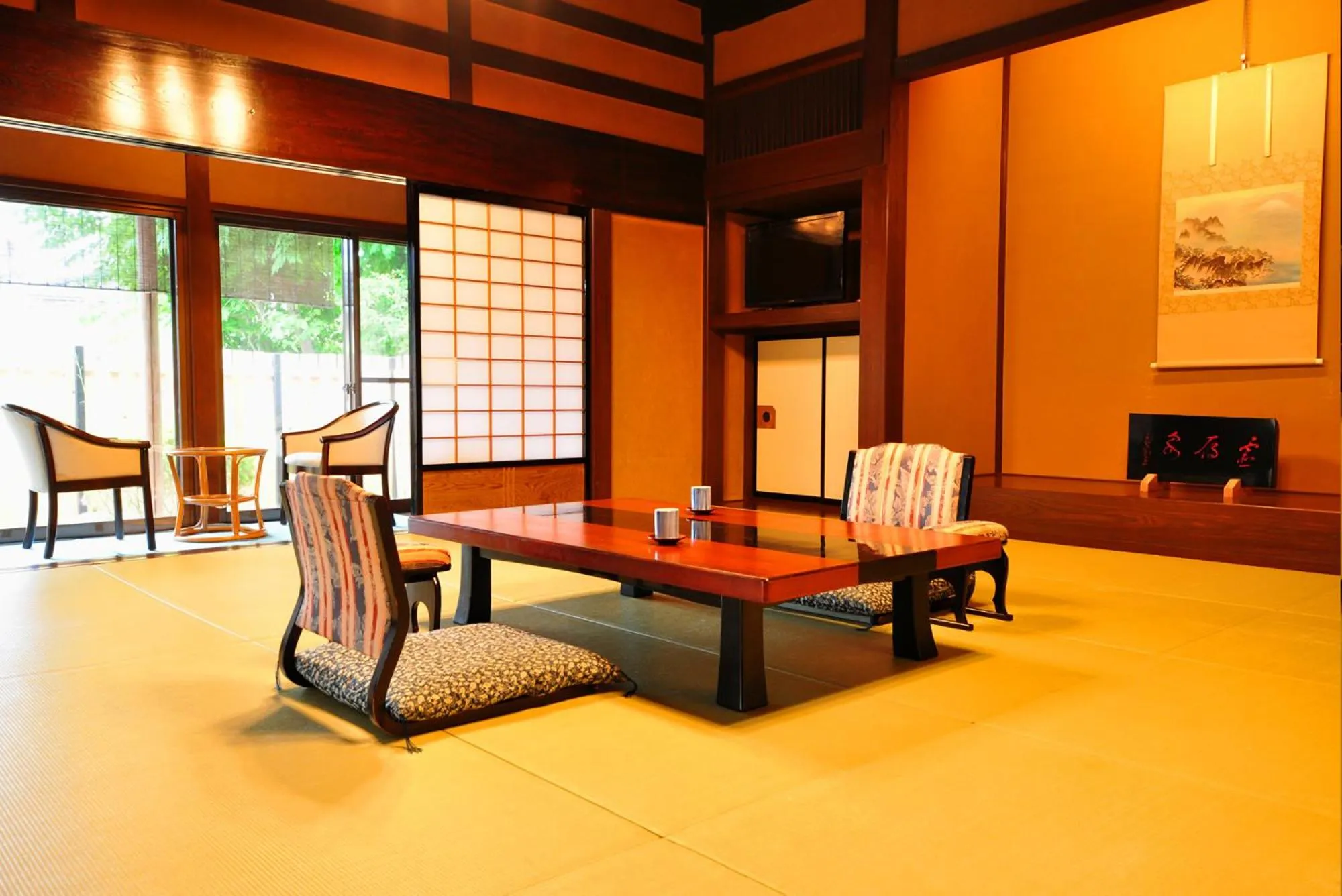 Living room in Koshi no yado Takashimaya