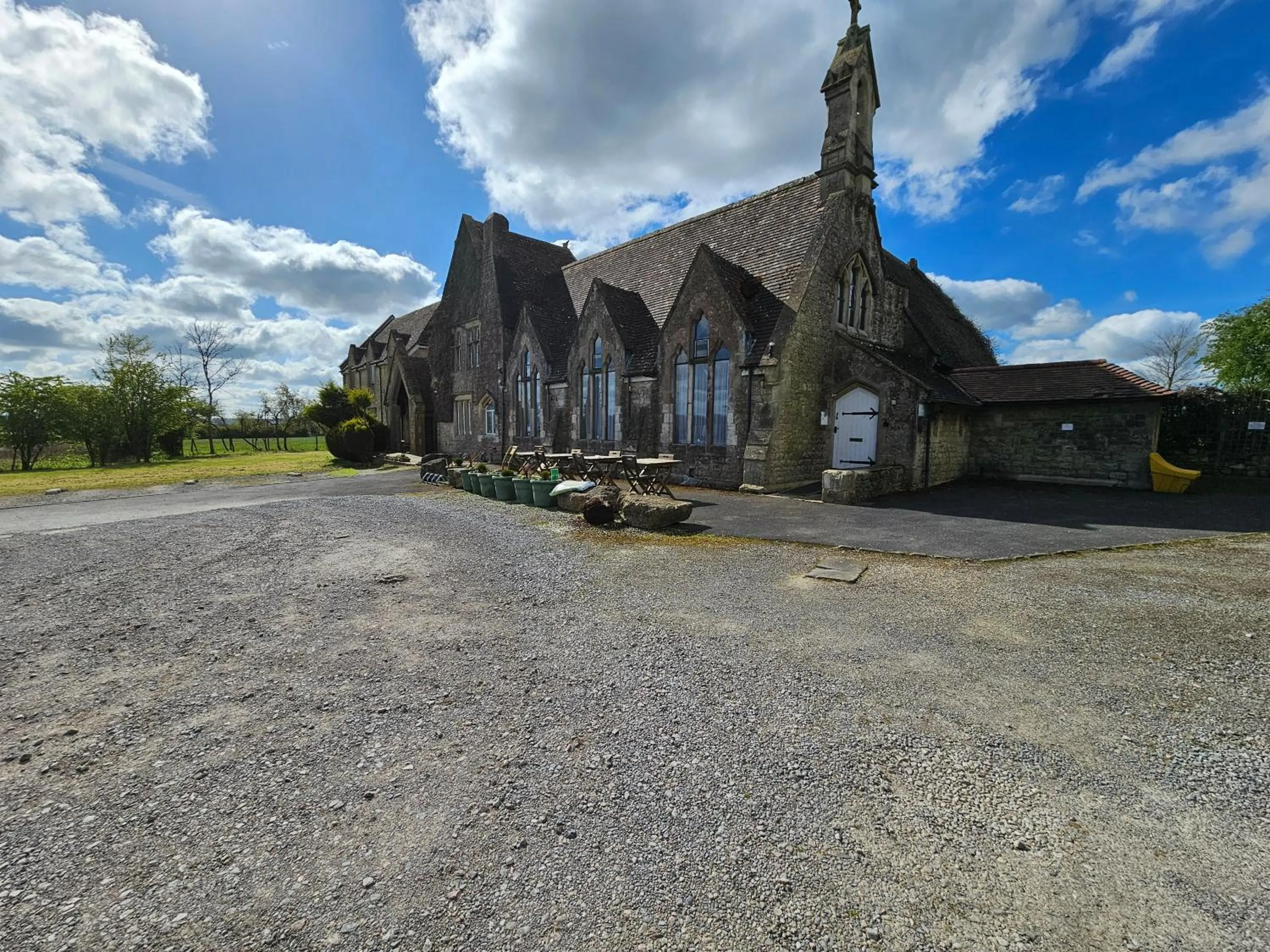 Property building in Schoolhouse Restaurant and Hotel