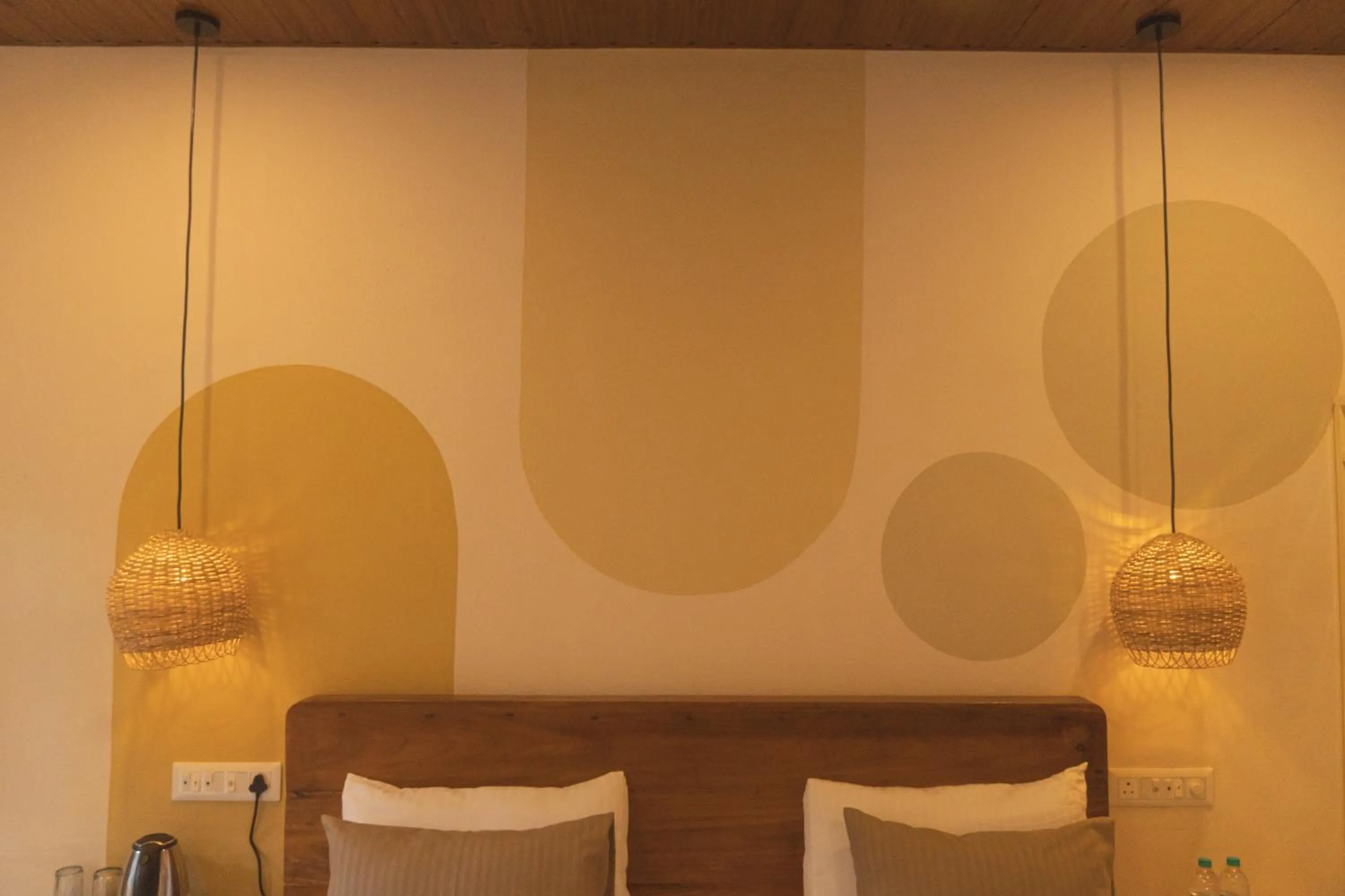 Bedroom in Sunset Cafe Beach Stay