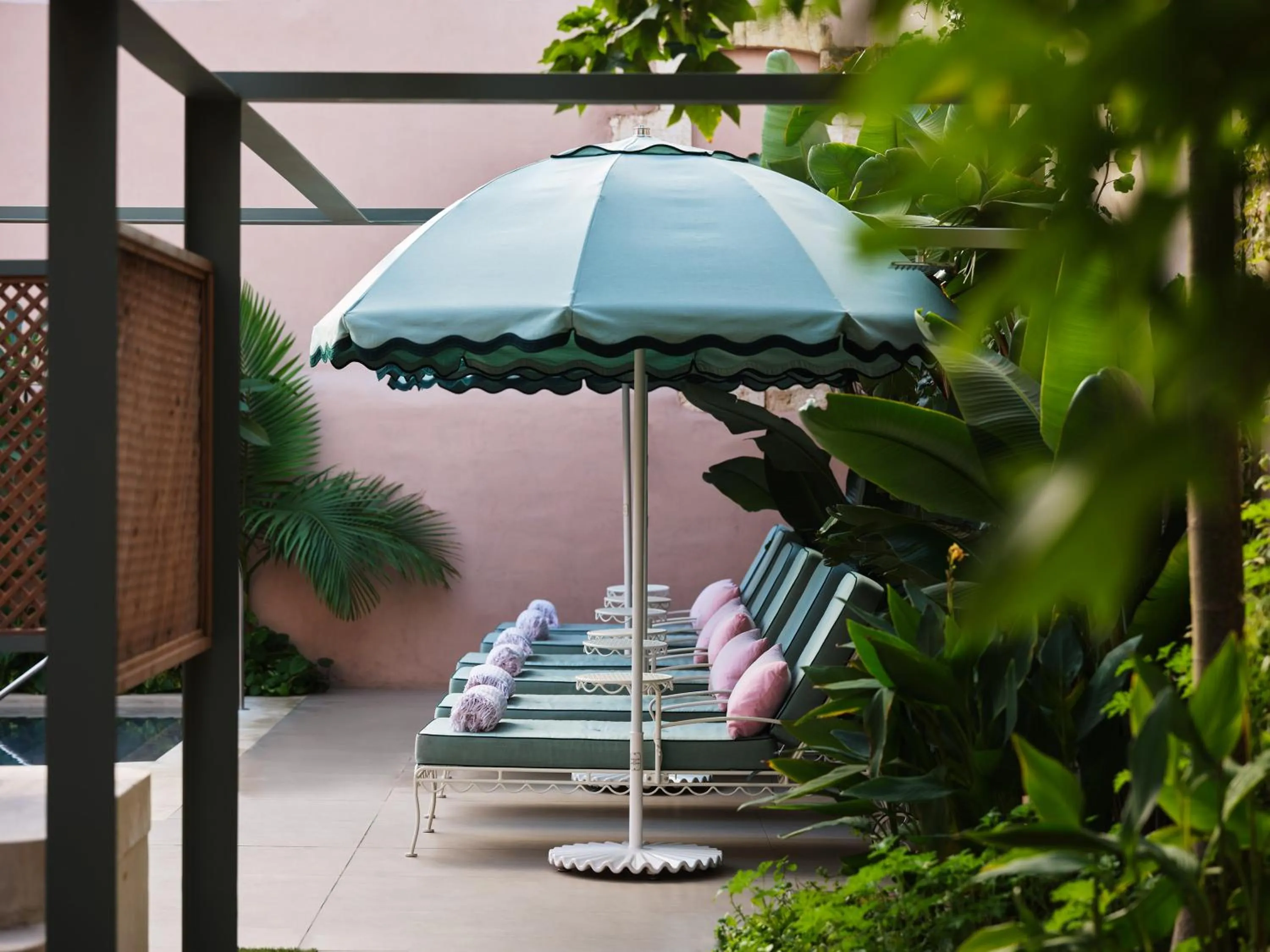 Garden view in Domus Blanc Boutique Hotel