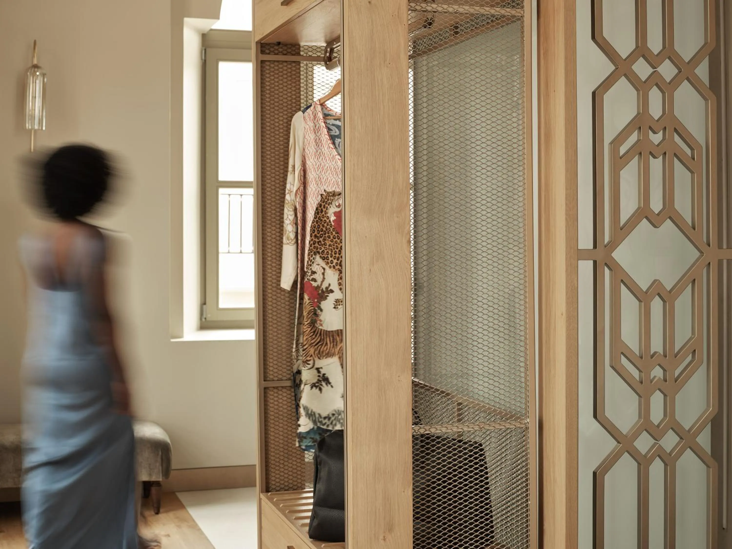 wardrobe in Domus Blanc Boutique Hotel