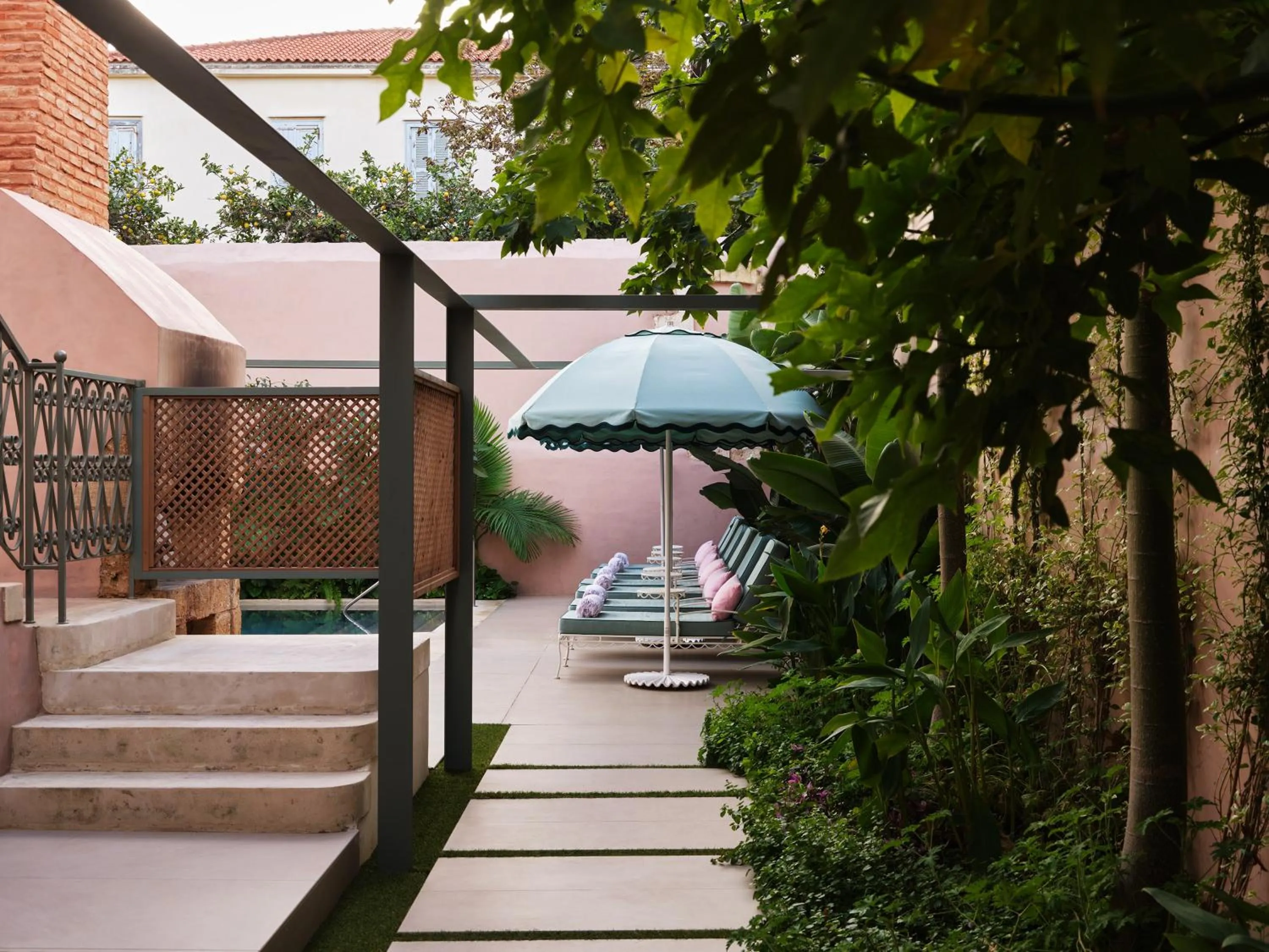 Garden view in Domus Blanc Boutique Hotel