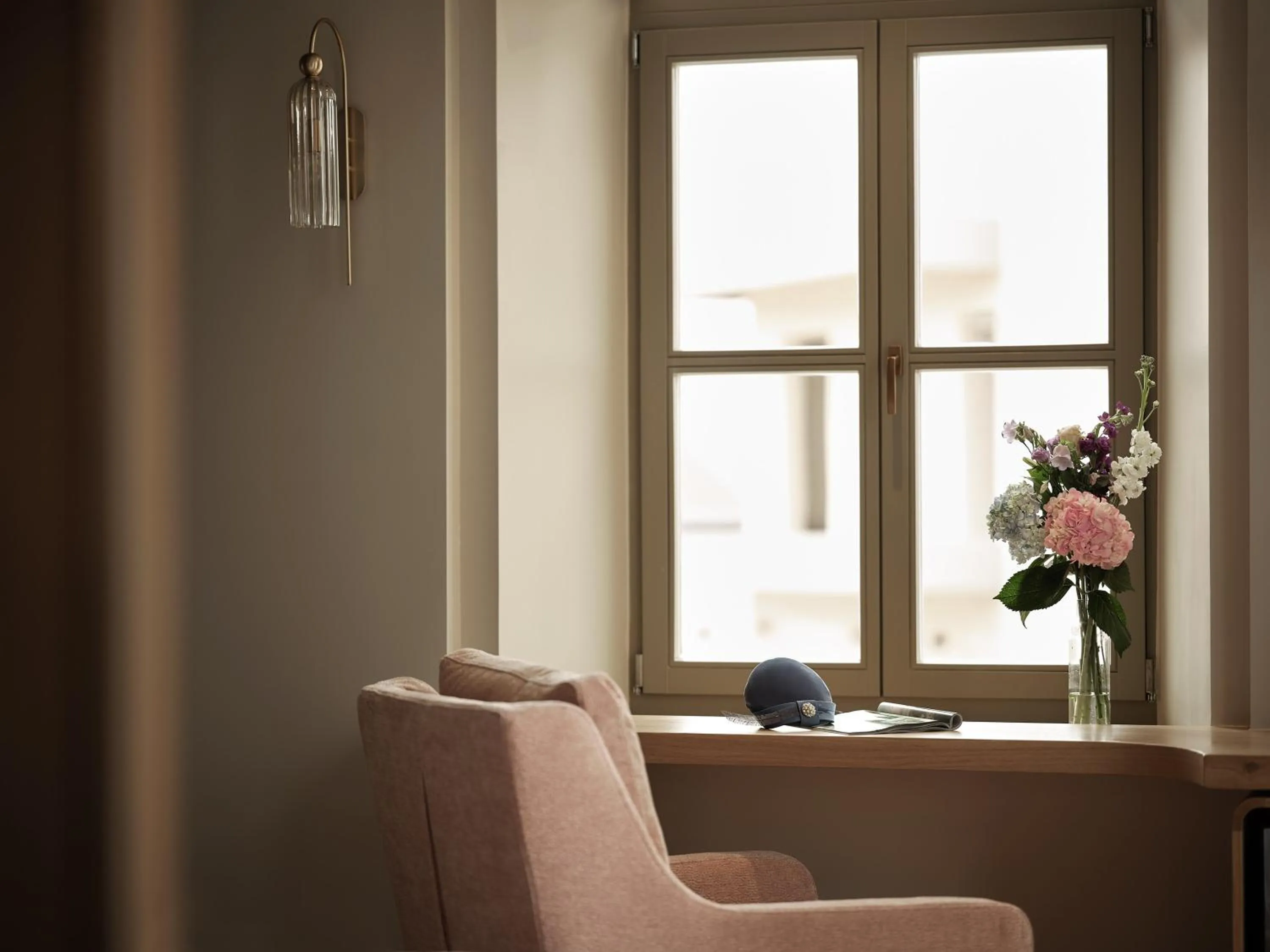Seating area in Domus Blanc Boutique Hotel