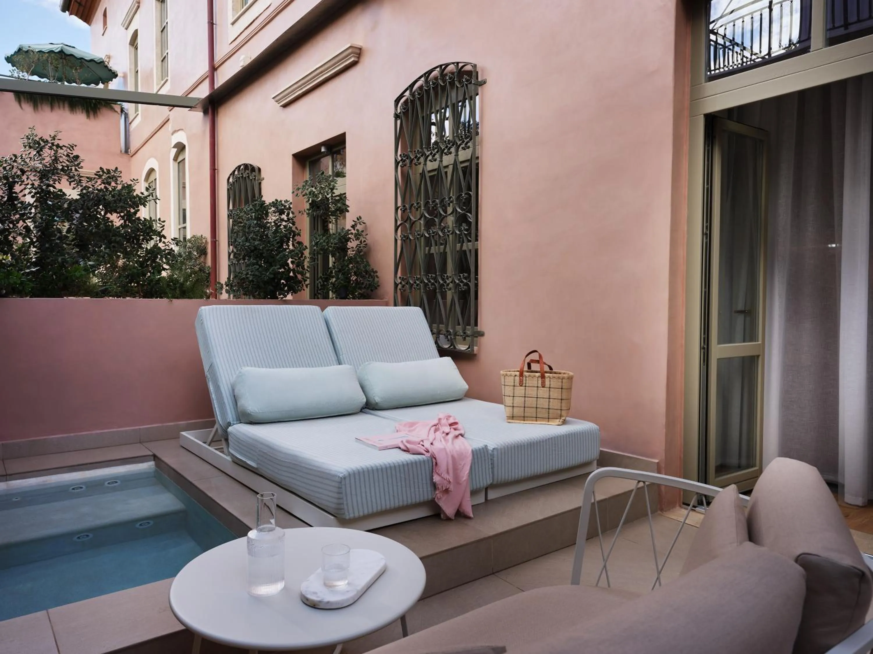 Patio in Domus Blanc Boutique Hotel