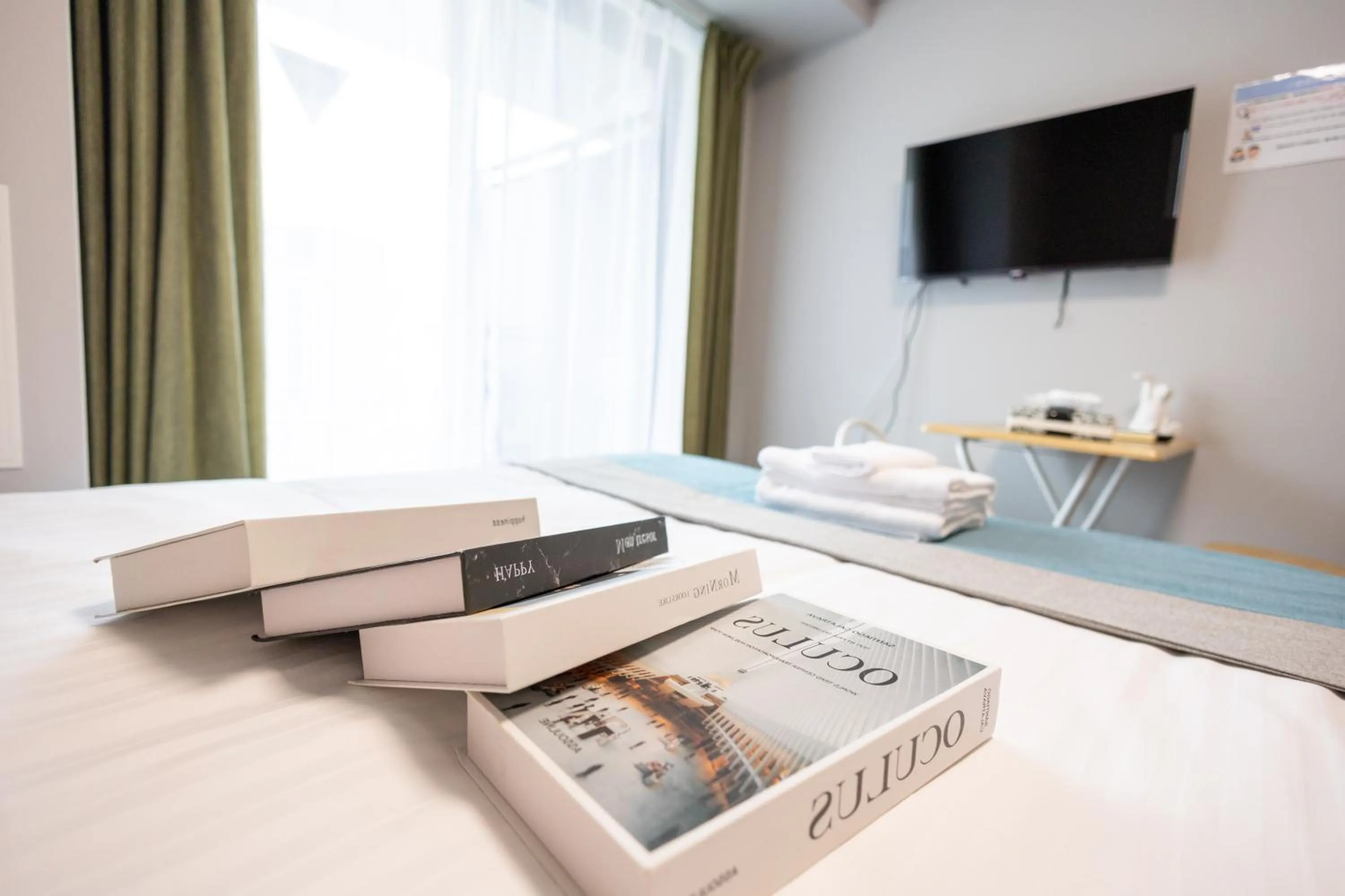 Bed in nestay apartment osaka ebisu