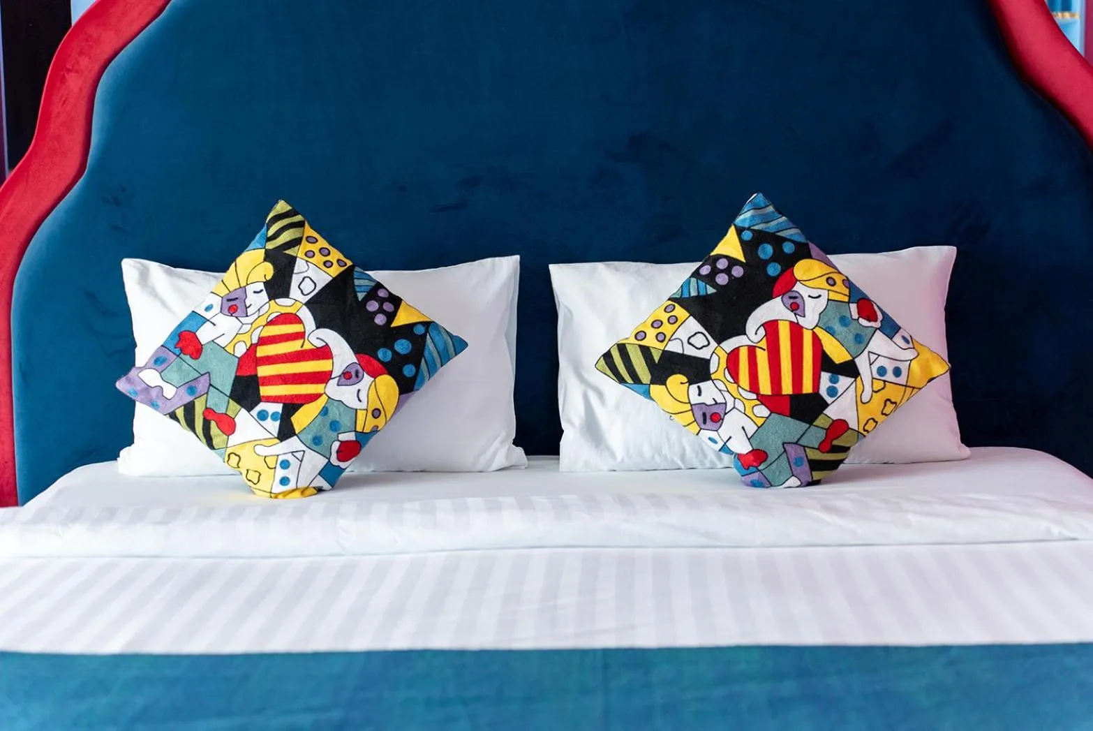 Bed in LOVE beach club Koh Samui