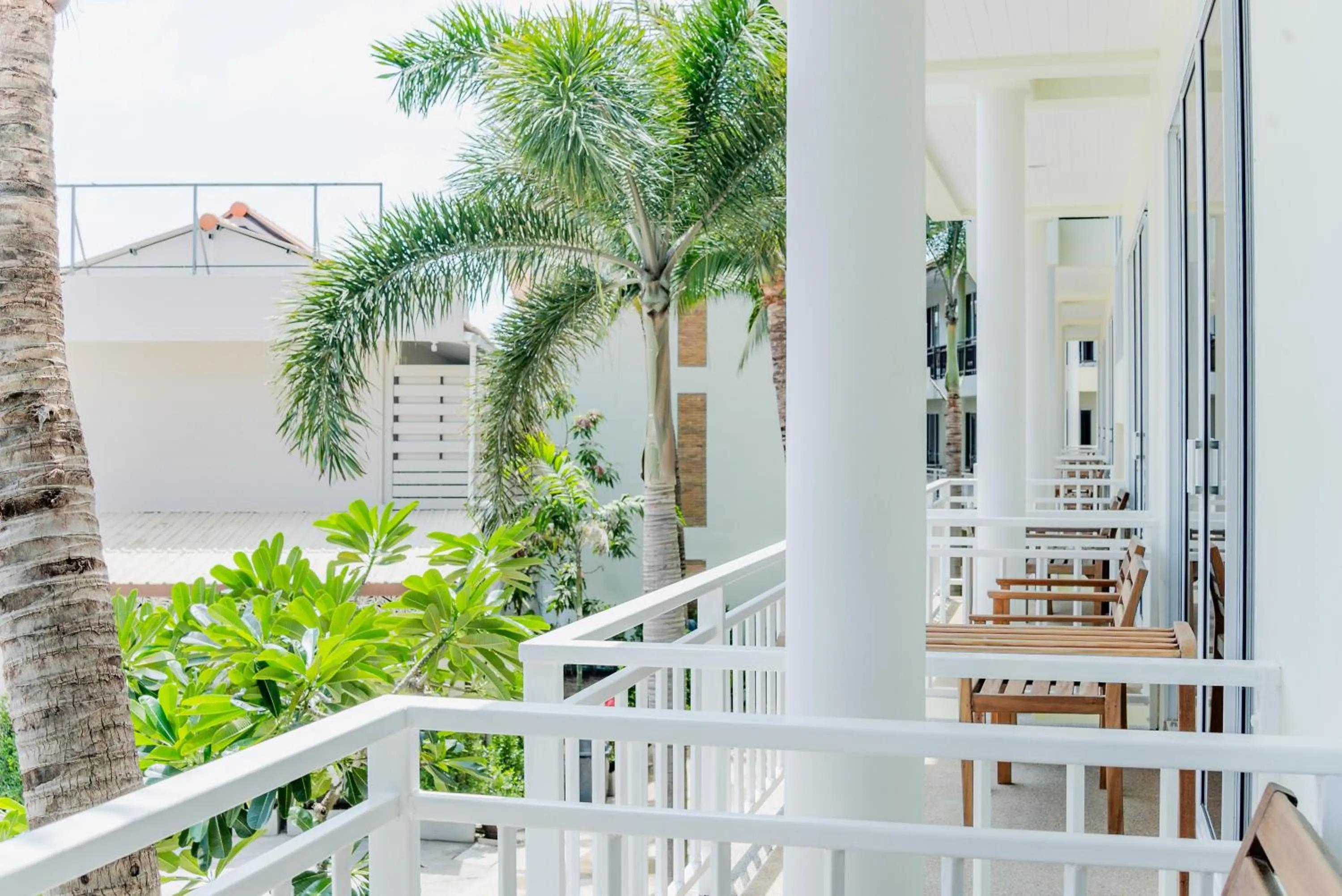Balcony/Terrace in LOVE beach club Koh Samui