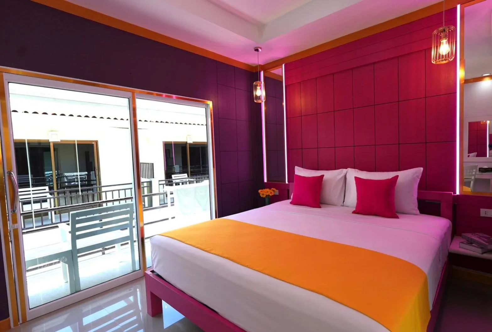 Bedroom, Bed in LOVE beach club Koh Samui