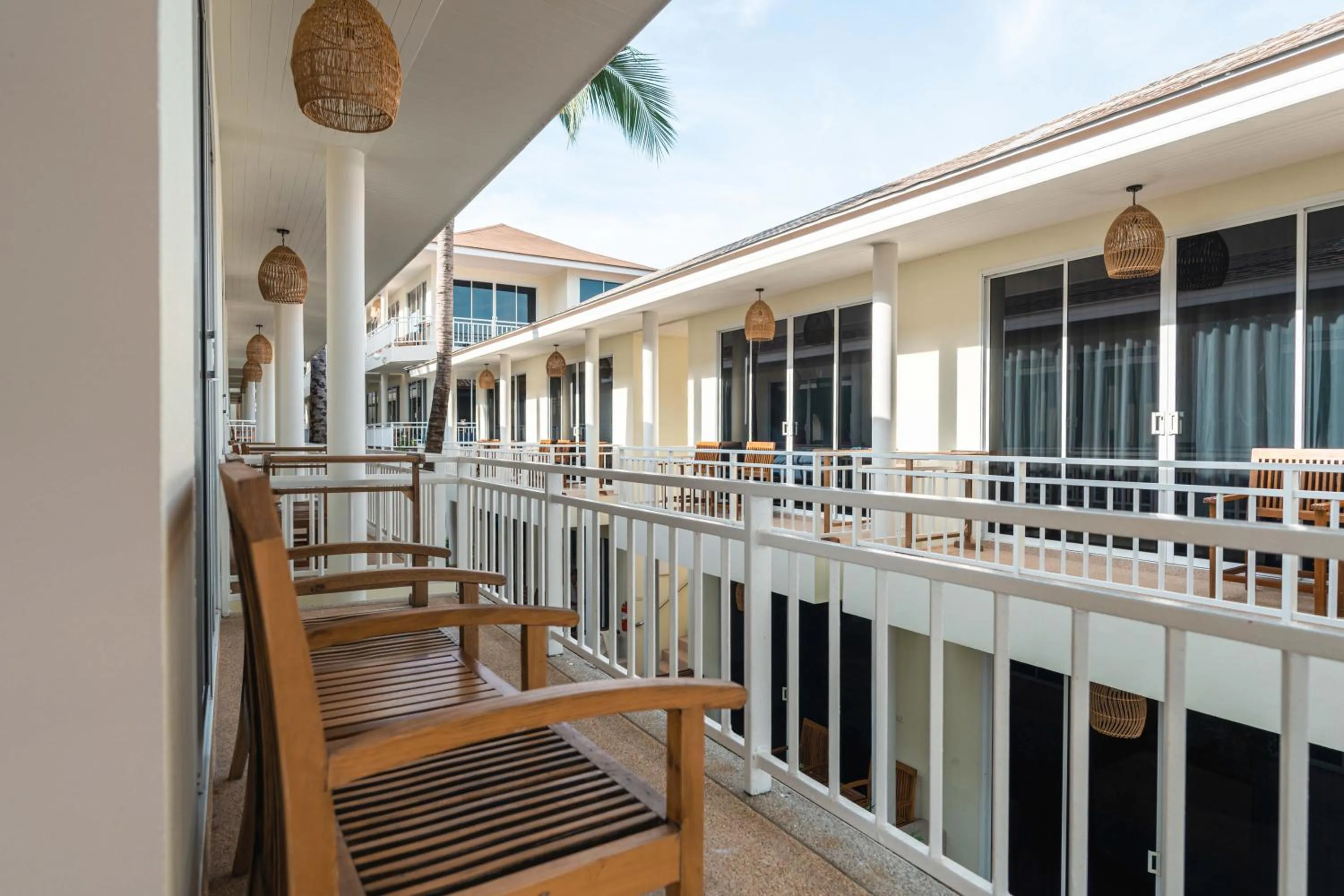 Balcony/Terrace in LOVE beach club Koh Samui