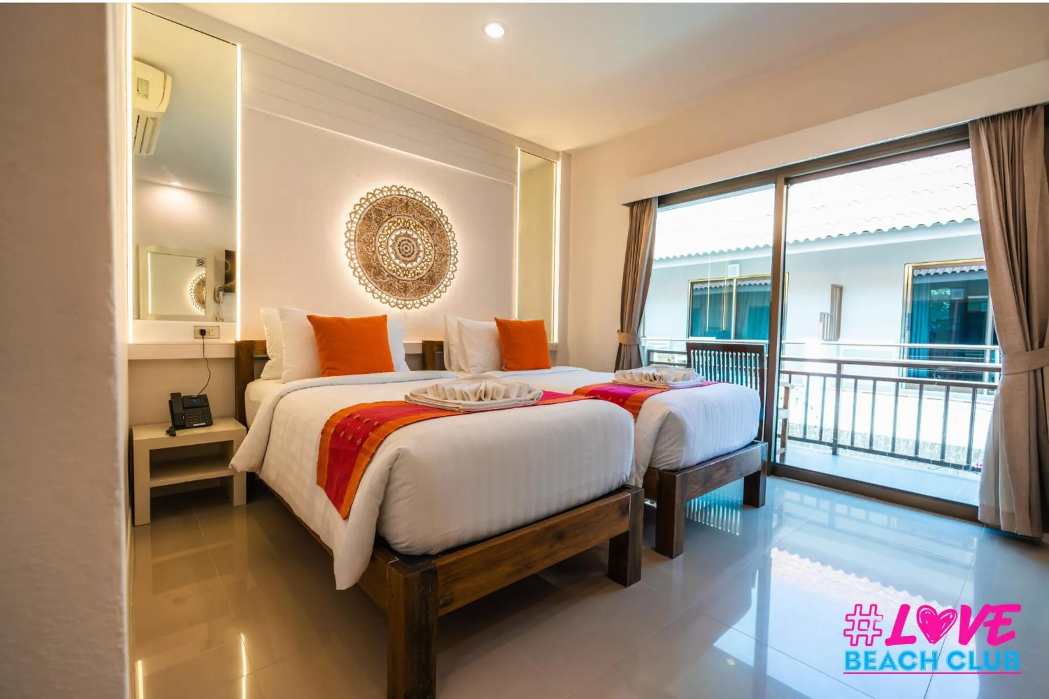 Bedroom, Bed in LOVE beach club Koh Samui