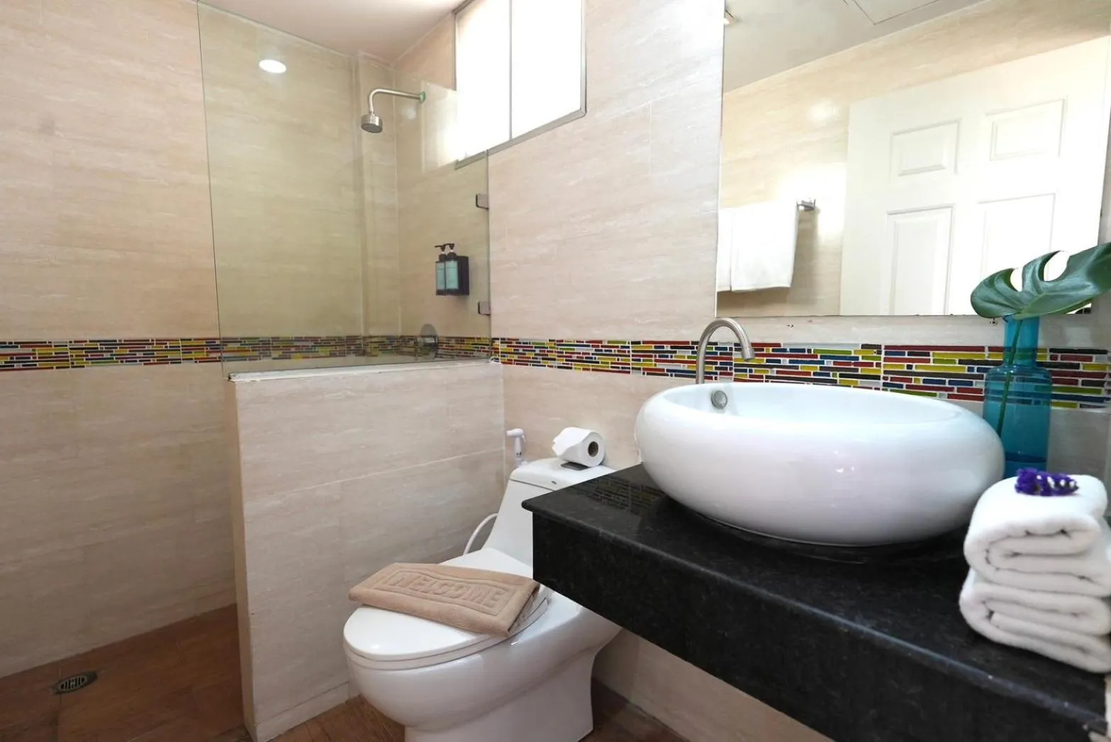 Bathroom in LOVE beach club Koh Samui