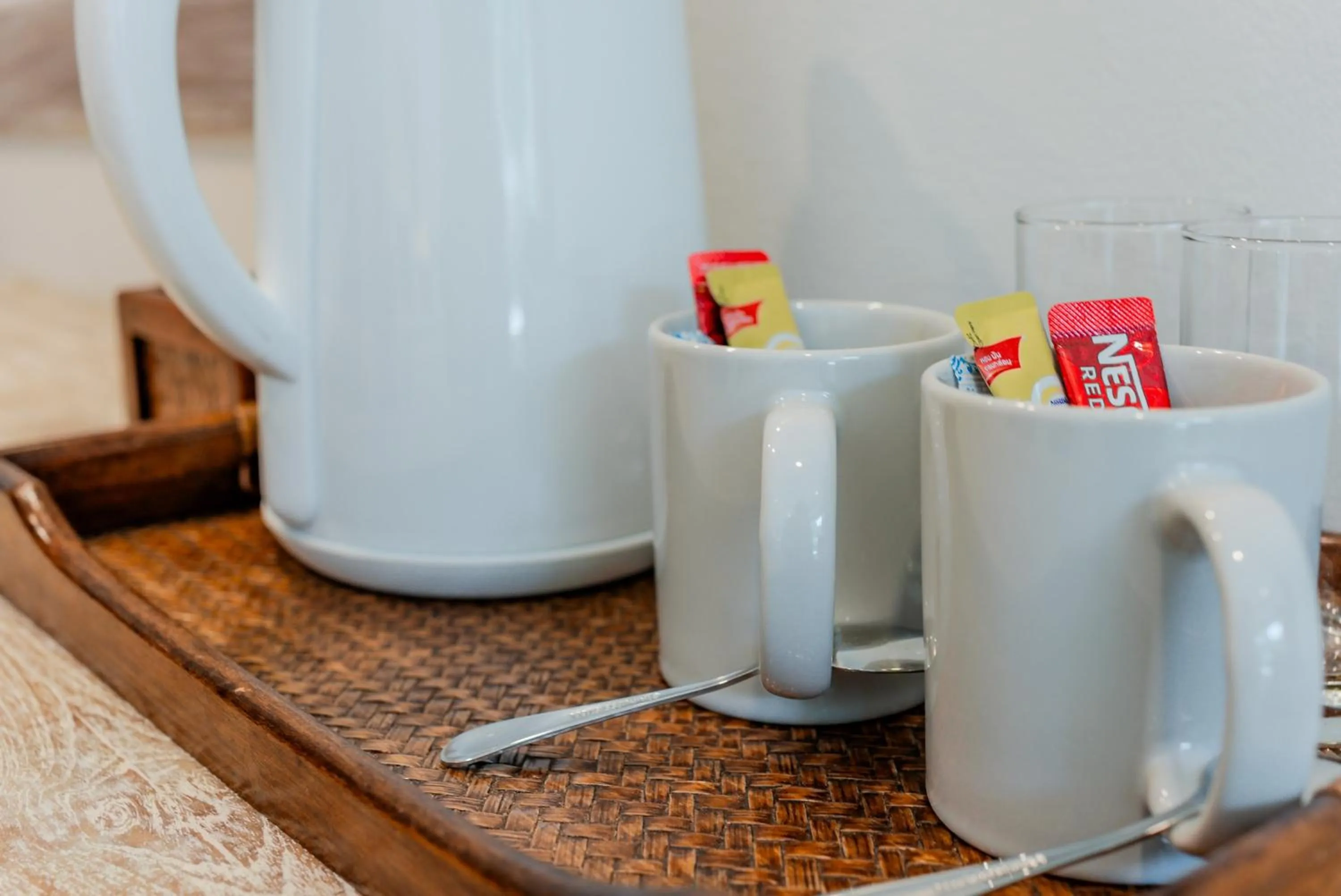 Coffee/tea facilities in LOVE beach club Koh Samui