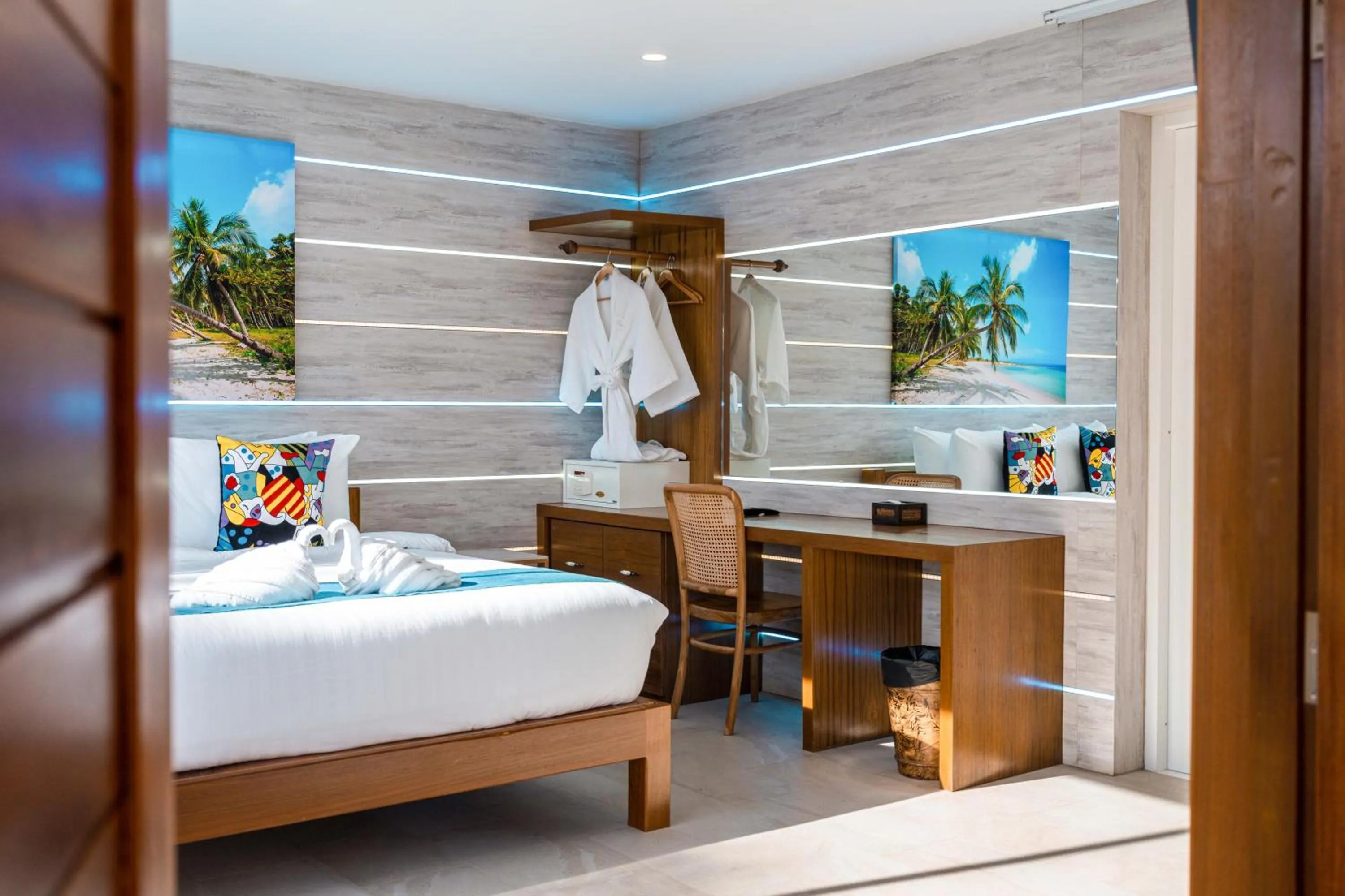 Bedroom, Bed in LOVE beach club Koh Samui