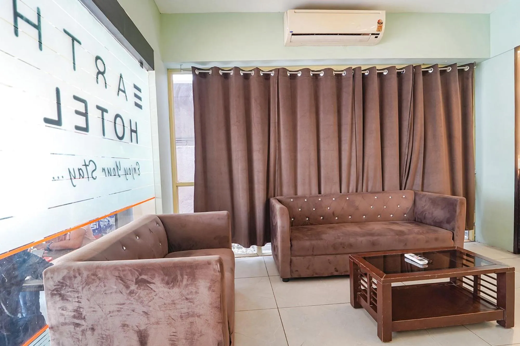 Seating area in Via Earth- Nr Vadapalani Murugan Temple, Vadapalani