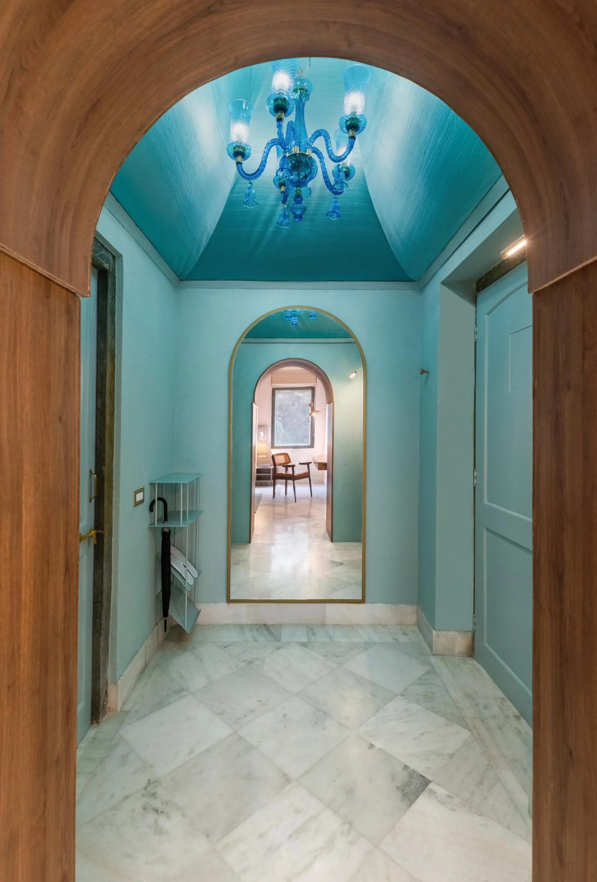 Facade/entrance in Manuscript - Jhilwara Haveli